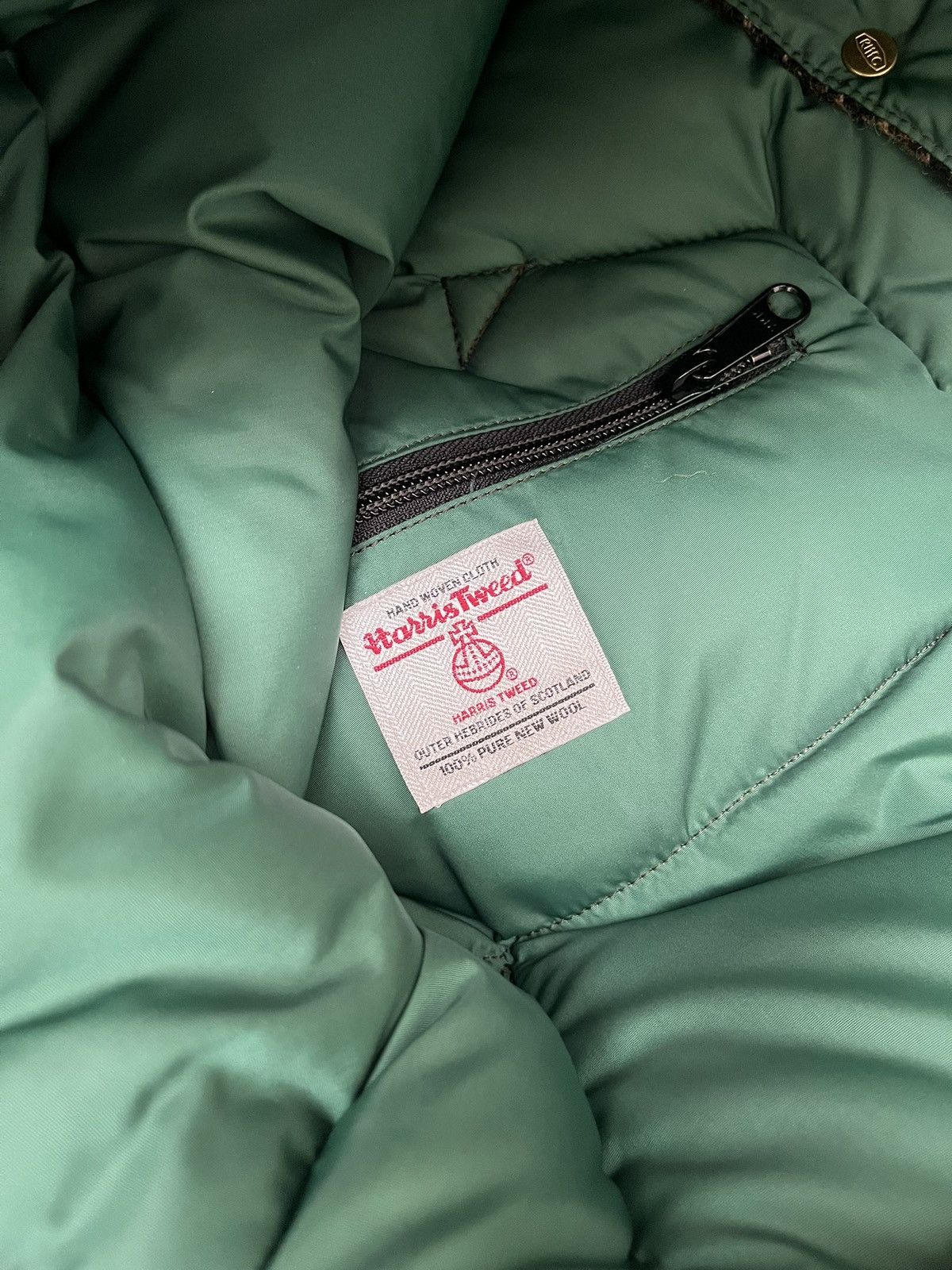 Drake's Drake’s x rocky mountain harris tweed down vest 42 new Size US XL / EU 56 / 4 - 6 Thumbnail