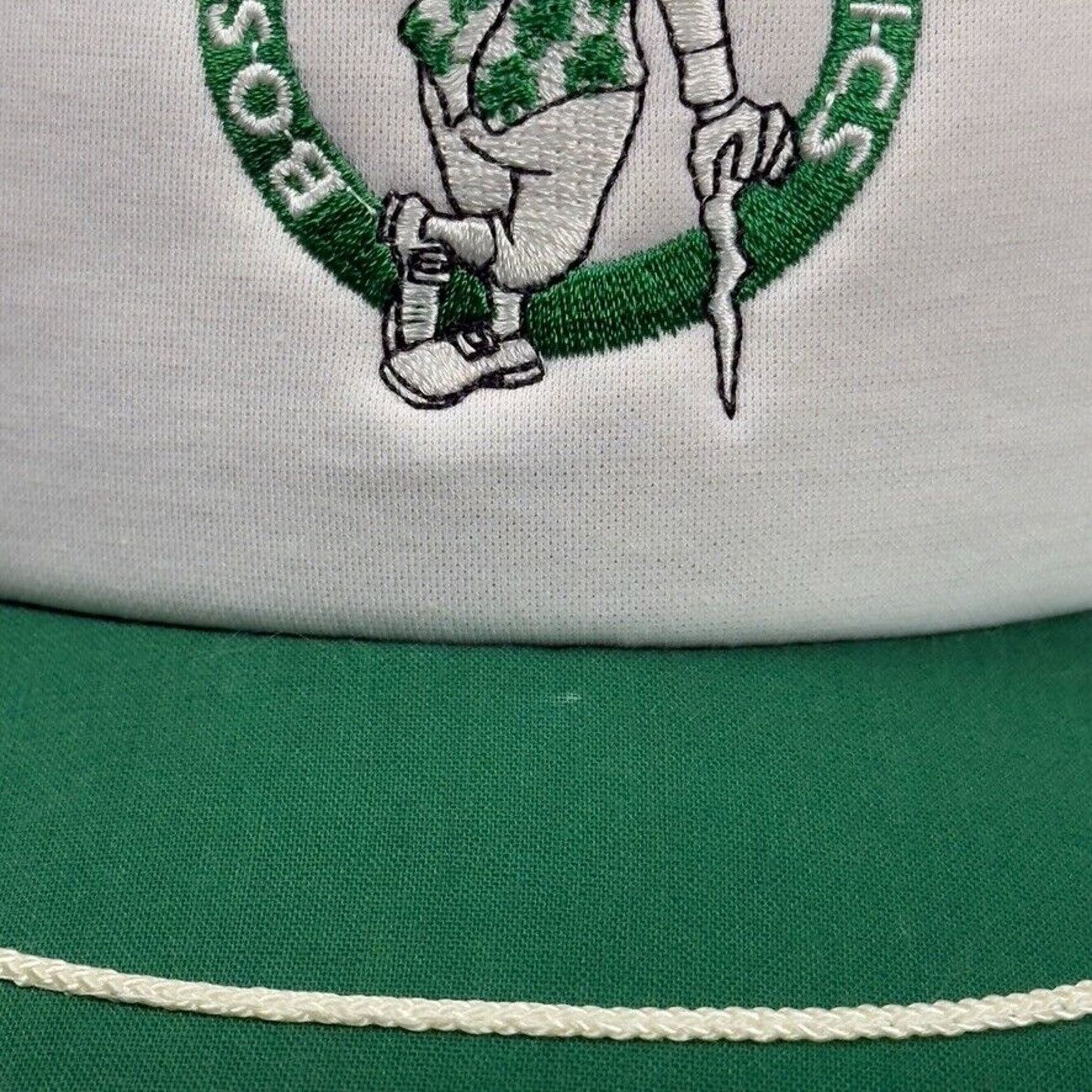 NBA × Vintage Vintage Three Stripe NBA Boston Celtics Hat Size ONE SIZE - 6 Thumbnail