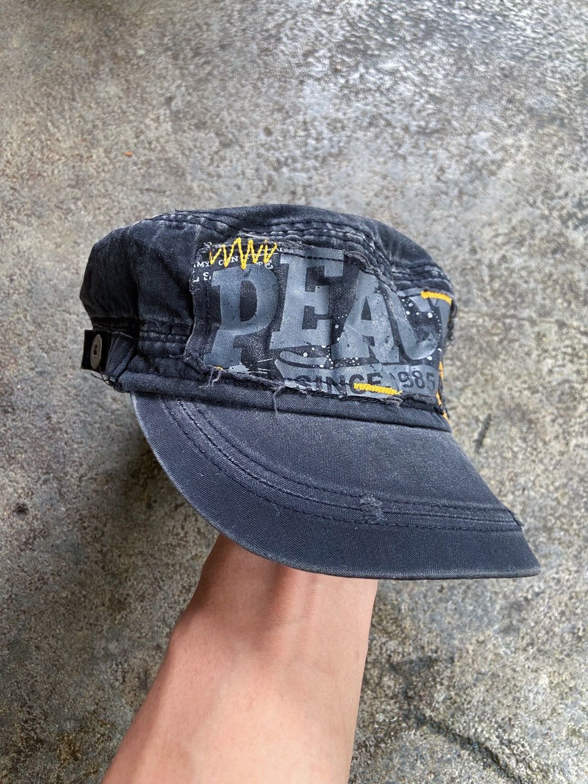 Japanese Brand PEACE COMMANDO DISTRESSED CAPS Size ONE SIZE - 2 Thumbnail