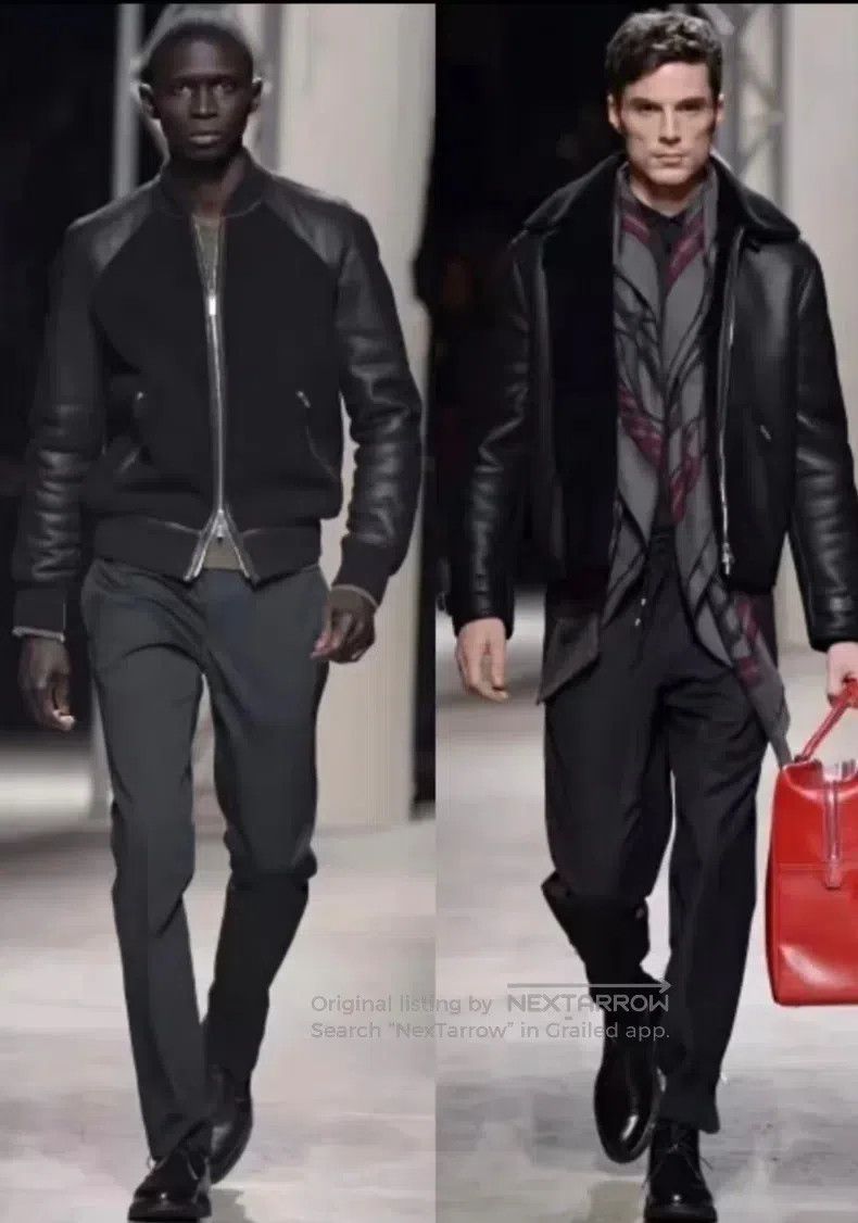 Hermes Hermes Leather and fur integrated jacket double-sided coat Size US S / EU 44-46 / 1 - 2 Thumbnail