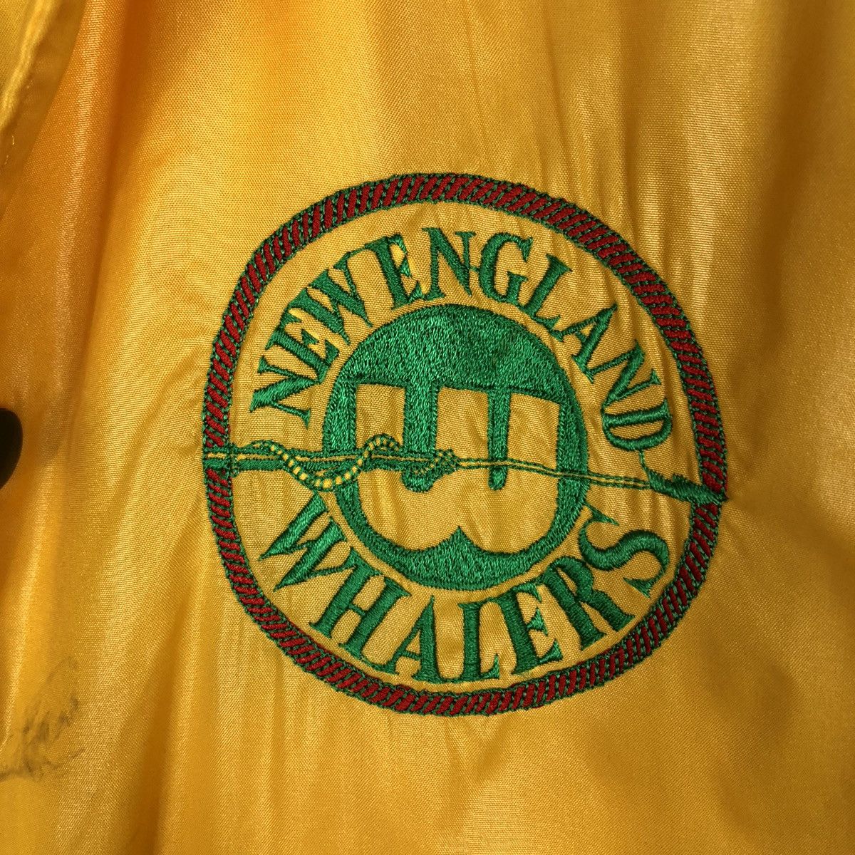 Japanese Brand 🔥Vintage Bomber Jacket New England Whales Big Logo Size US M / EU 48-50 / 2 - 17 Thumbnail