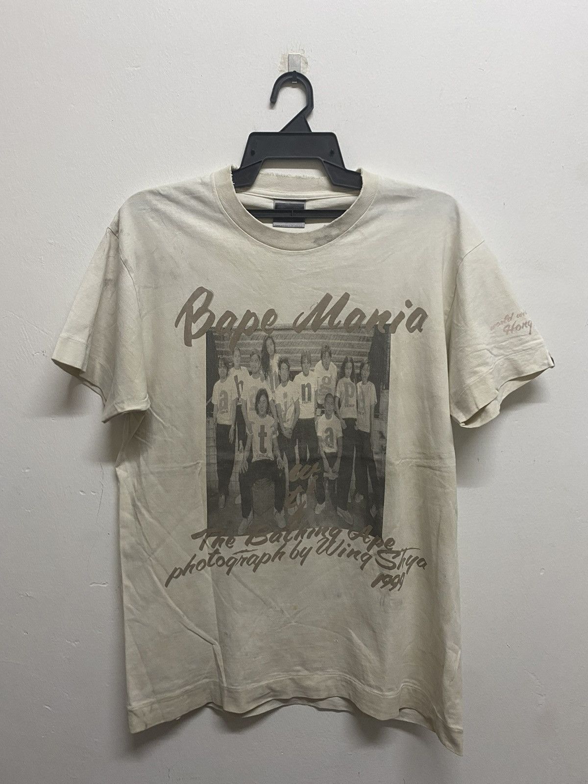 Bape × Vintage Vintage 90’s Bathing Ape Exhibition Photo By Wing Shya Tee Size US L / EU 52-54 / 3 - 1 Thumbnail