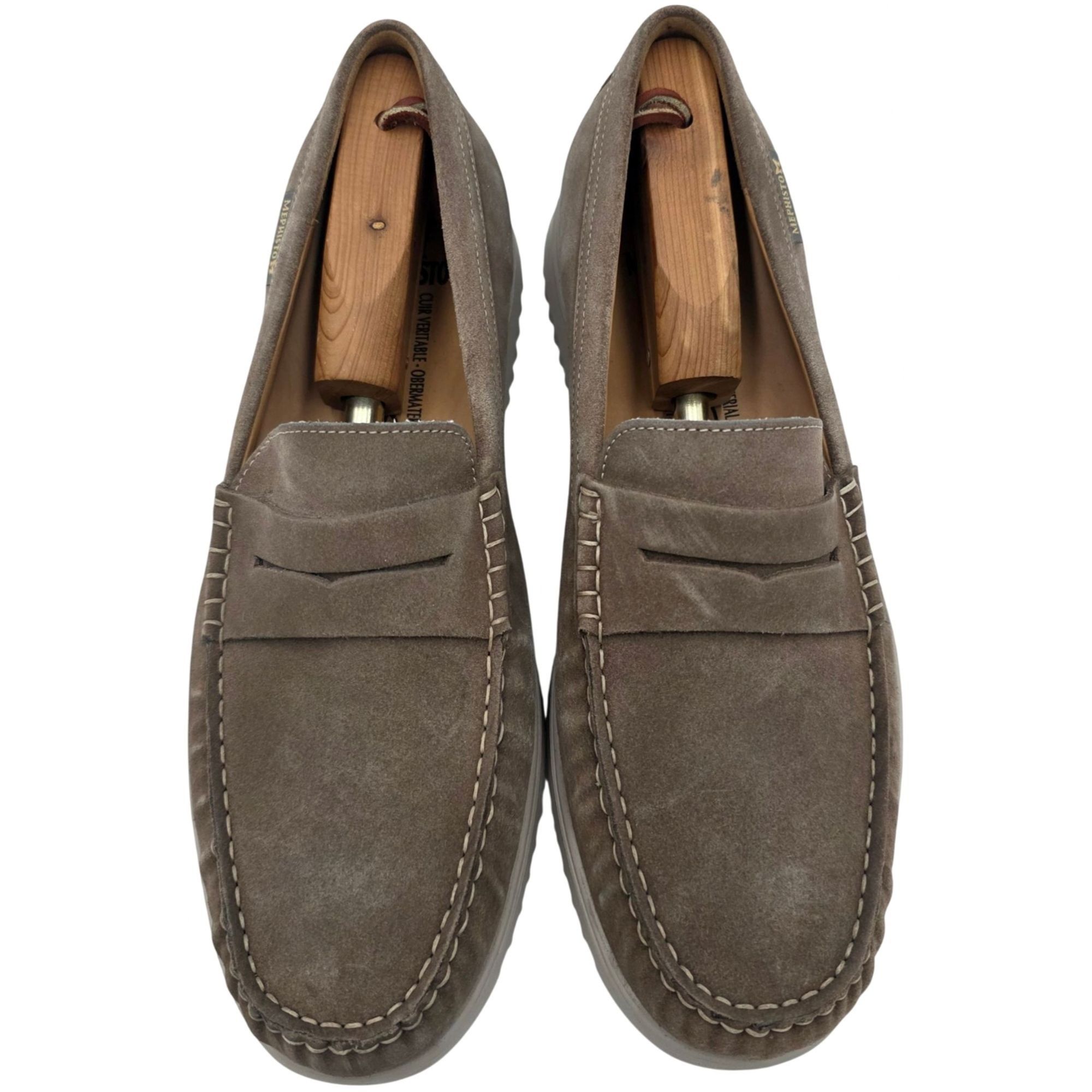 Mephisto Worn once? Mephisto AirJet Men 10.5 Casual Shoes Suede Taupe Size US 10.5 / EU 43-44 - 9 Thumbnail