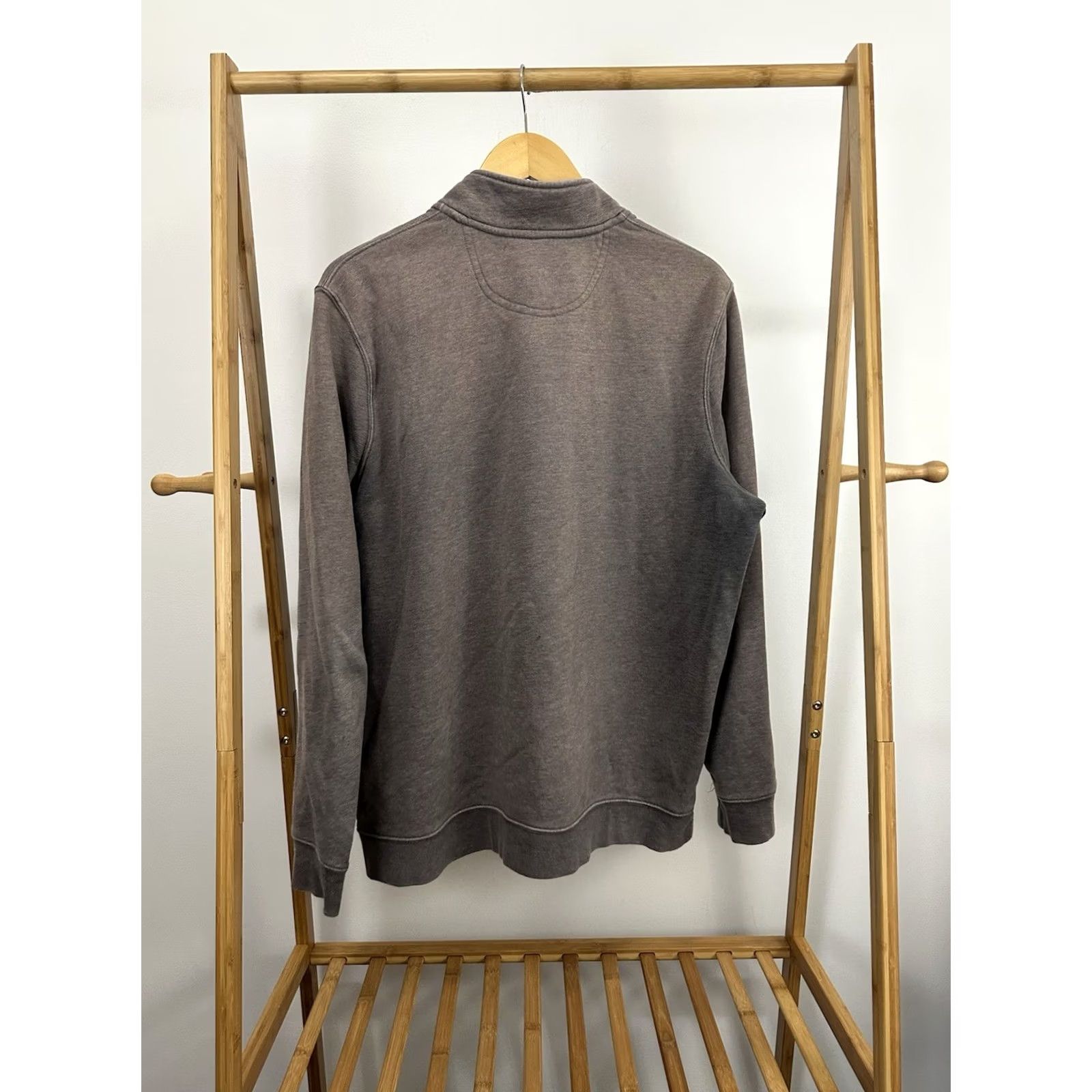 Croft & Barrow Croft & Barrow Gradient Sun Faded Quarter Zip Pullover Sweater L Gray Mens Size US L / EU 52-54 / 3 - 2 Thumbnail