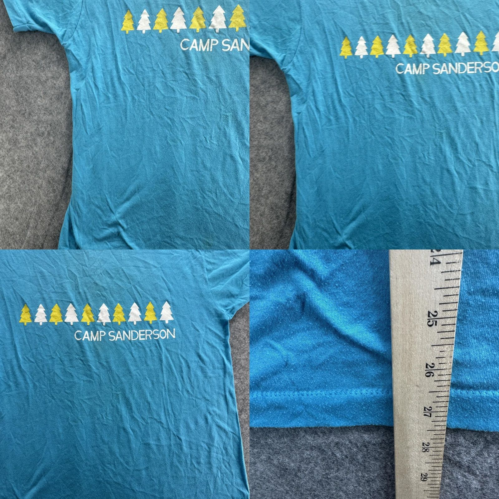 Vintage VINTAGE Camp Sanderson Shirt Mens XL Blue Graphic Trees Single Stitch 50/50 Shirt Mens XL Blue Graphic Camp Sanderson Trees Vintage Screen Stars 50/50 Size US XL / EU 56 / 4 - 8 Thumbnail