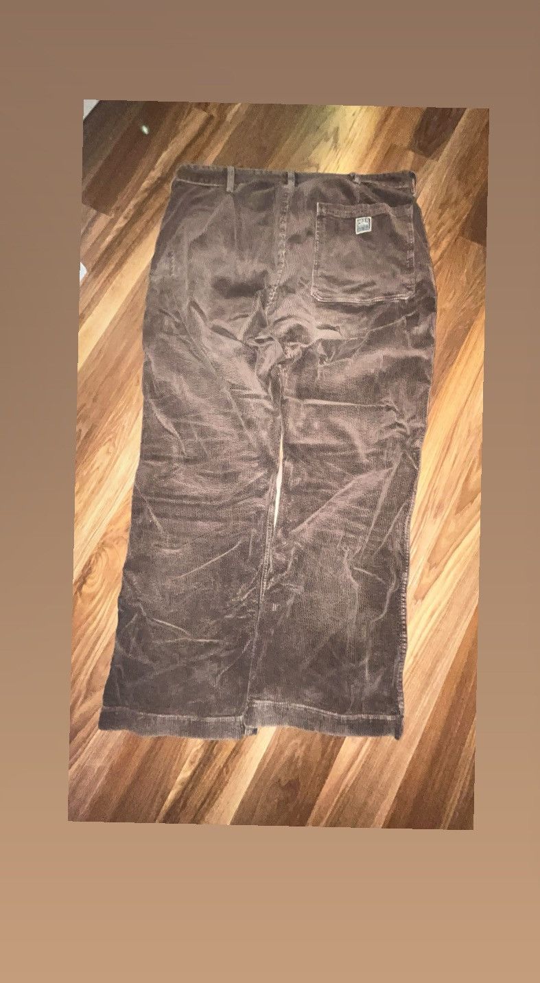Polo Ralph Lauren Brown baggy corduroy pants Size US 34 / EU 50 - 2 Thumbnail