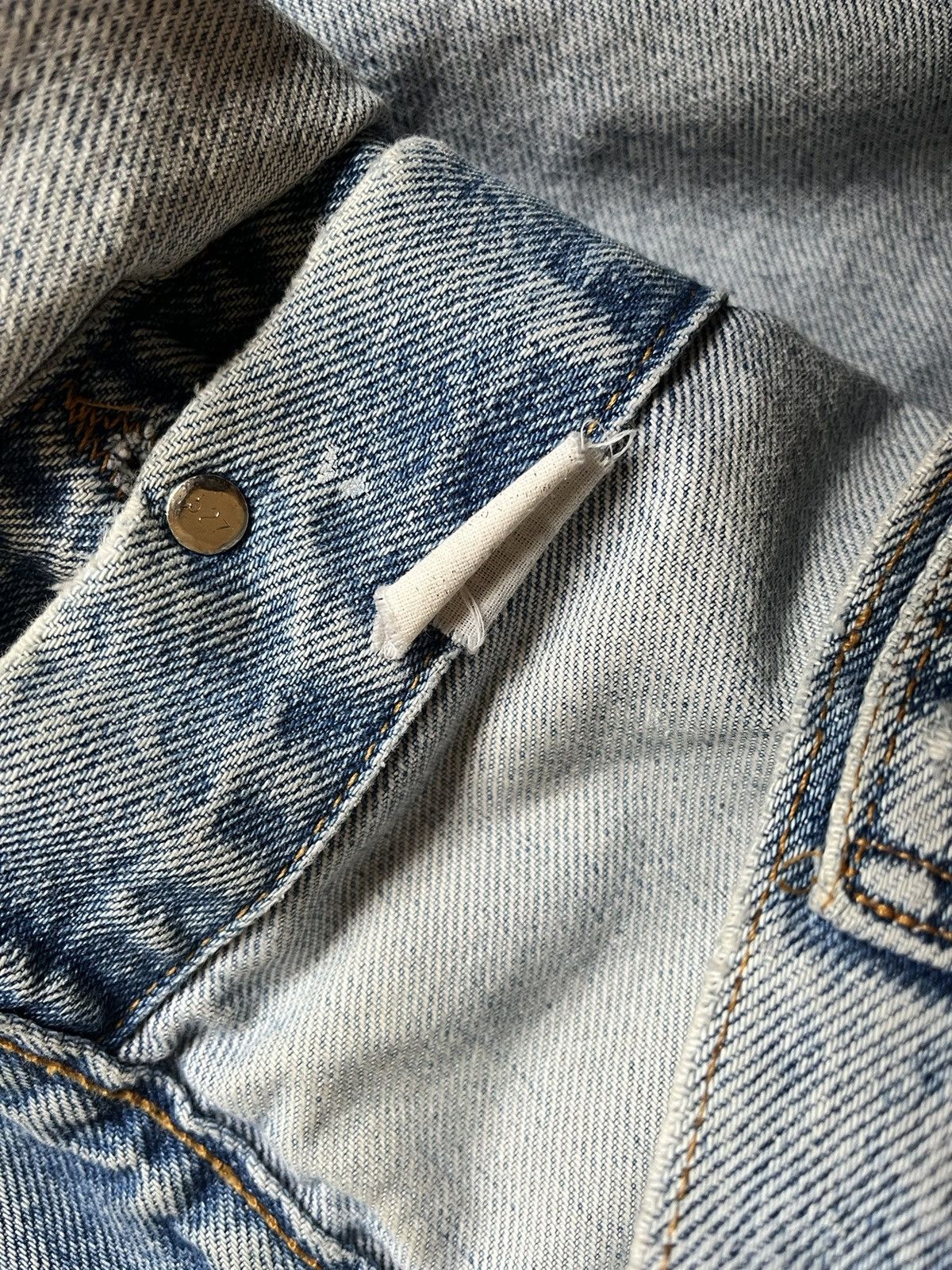 Levi's Levi’s 80s Orange Tab Type 3 Denim Trucker Jacket sashiko Size US L / EU 52-54 / 3 - 8 Thumbnail