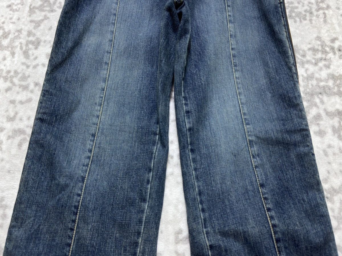 Japanese Brand Purete Equipment Zip Detail Denim Y2K Adjustable Straight Size US 34 / EU 50 - 6 Thumbnail