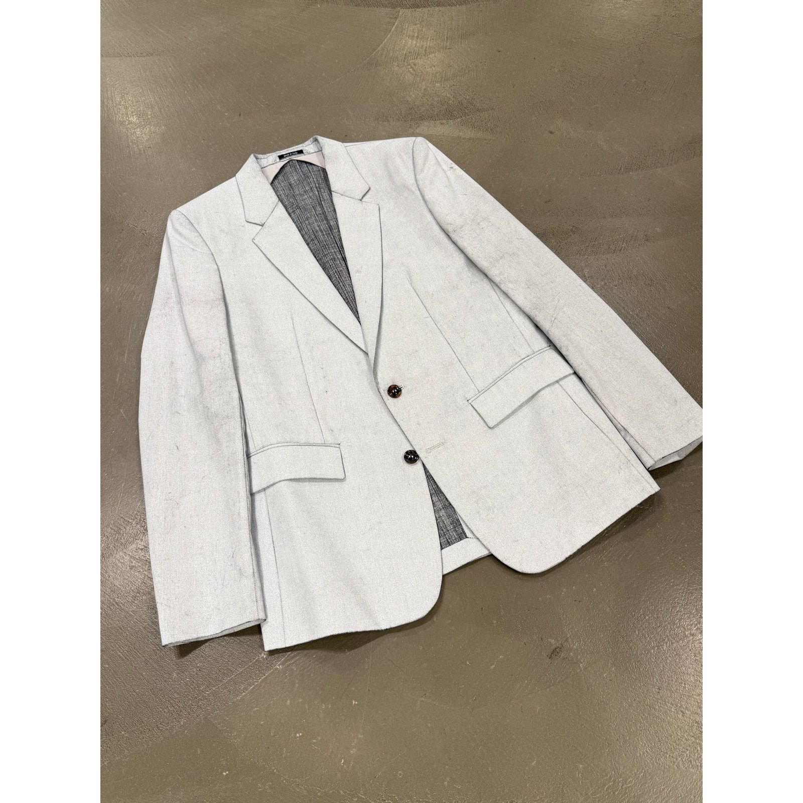 Maison Margiela 2013 Maison Margiela cracked painted tailored suit set Size XL / US 12-14 / IT 48-50 - 3 Thumbnail