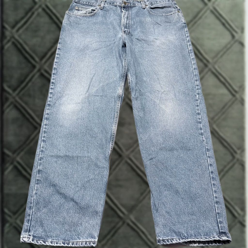 Eddie Bauer Eddie Bauer Jeans Mens Medium Blue Denim Classic Straight 42X32 Regular 5-Pocket Design Denim Casual Fit Mens Size US 42 / EU 58 - 1 Thumbnail
