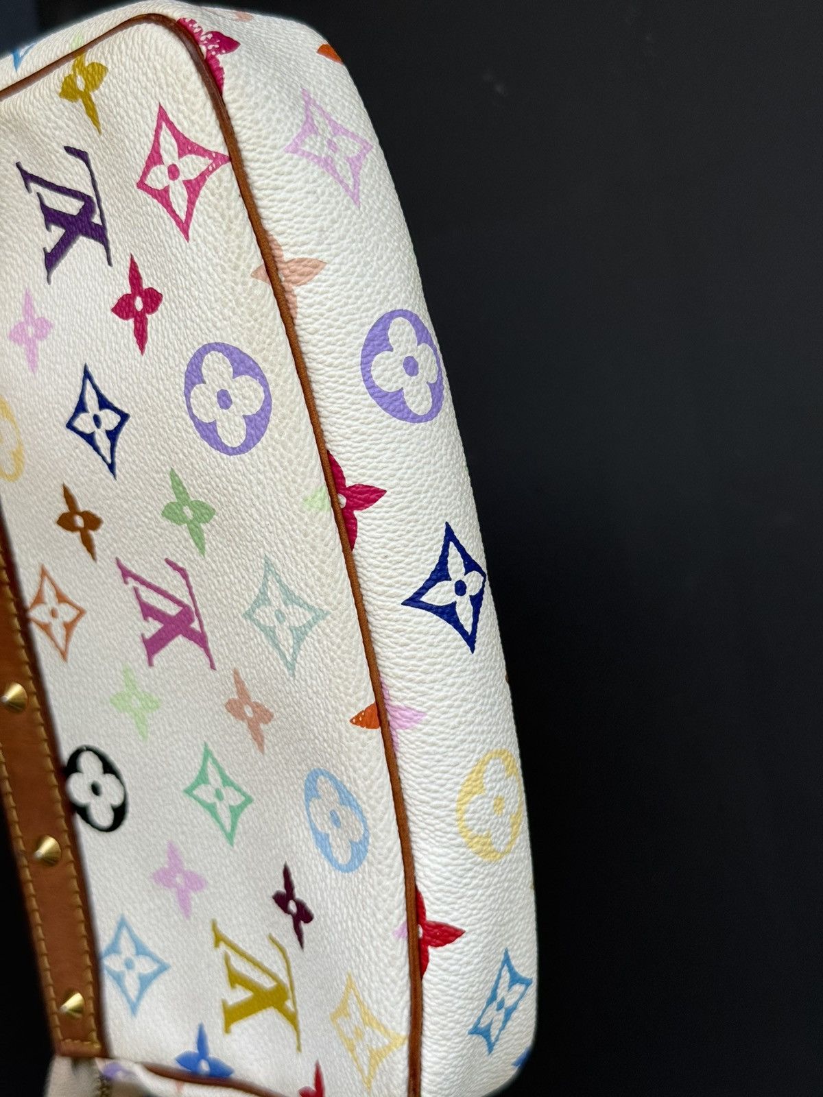 Louis Vuitton Louis Vuitton x Takashi Murakami White Multicolor Pochette Size ONE SIZE - 10 Thumbnail