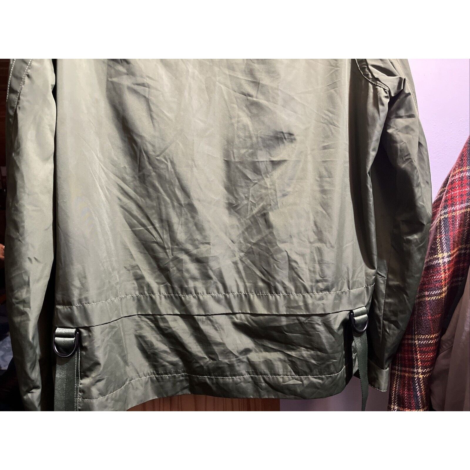 Caterpillar Caterpillar Mens L Green Polyester Jacket LS Zip Windbreaker Size US L / EU 52-54 / 3 - 13 Thumbnail
