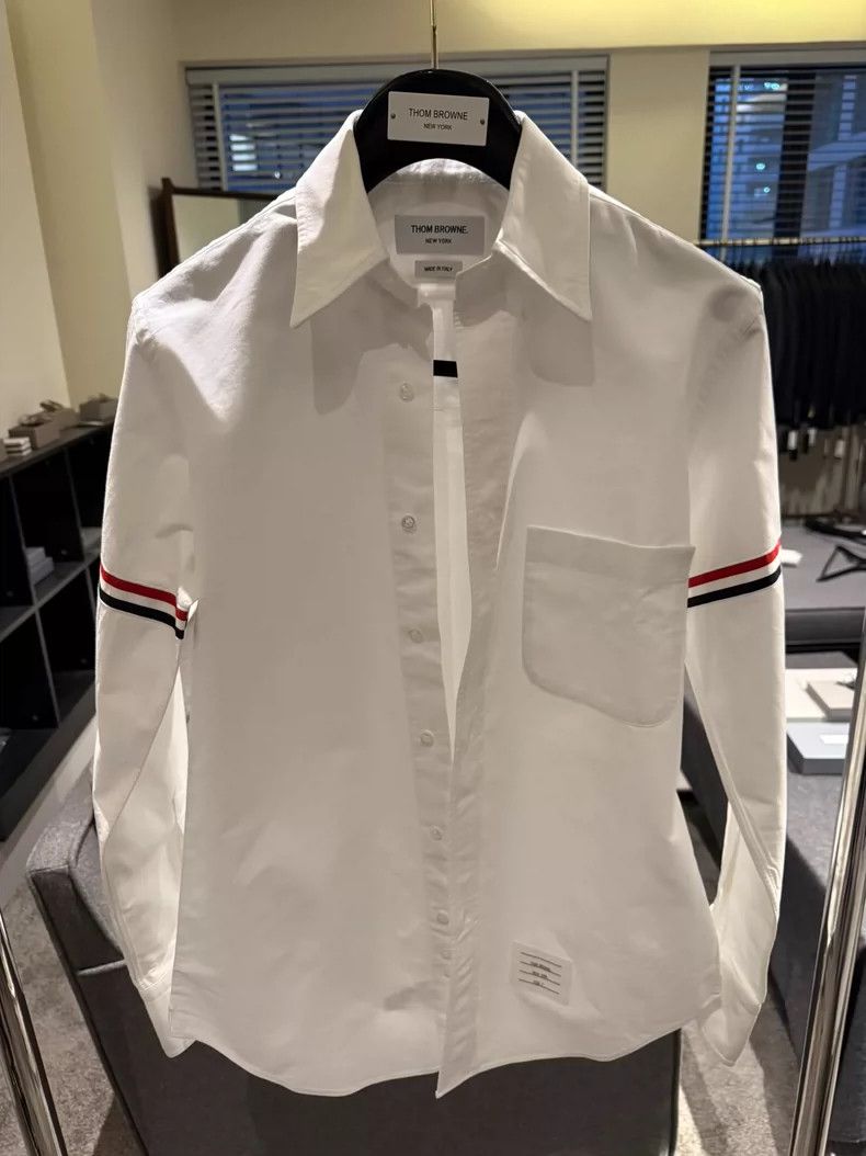 Thom Browne Thom browne Classic double-sleeved shirt 2504-Nextarrow Size US M / EU 48-50 / 2 - 1 Thumbnail