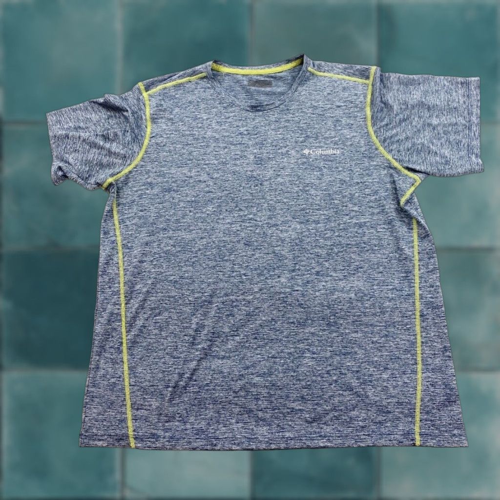 Vintage Columbia Athletic Shirt Men’s Small Blue Short Sleeve Mens T-Shirt Athletic Breathable Lightweight CrossFit Running & Jogging Hiking Shirt Size US S / EU 44-46 / 1 - 1 Thumbnail