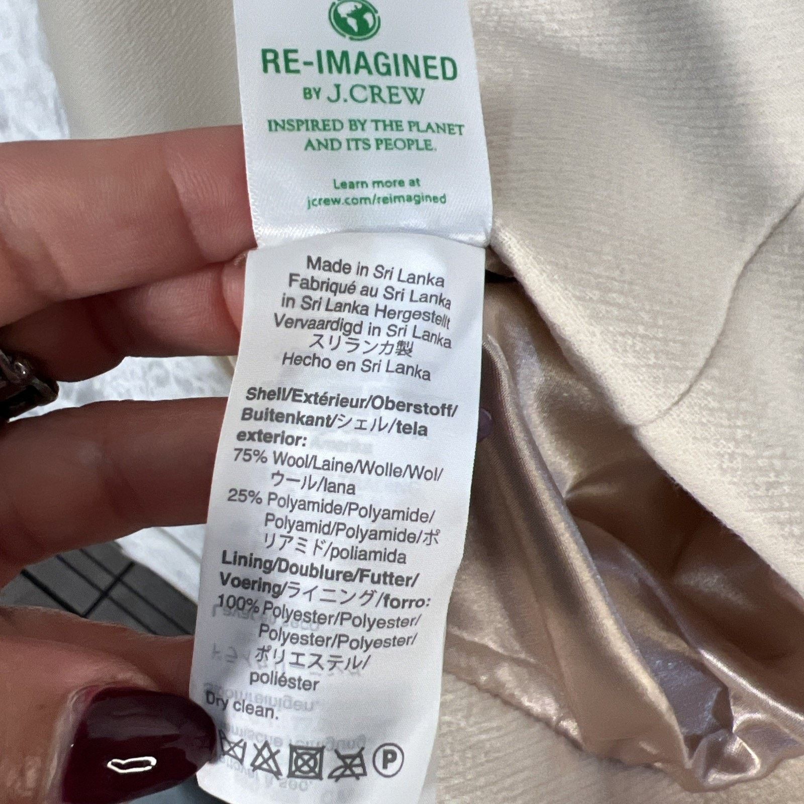 J.Crew Double-breasted lady coat in Italian double-cloth wool Sz 16 Size XXL / US 16-18 / IT 52-54 - 7 Thumbnail