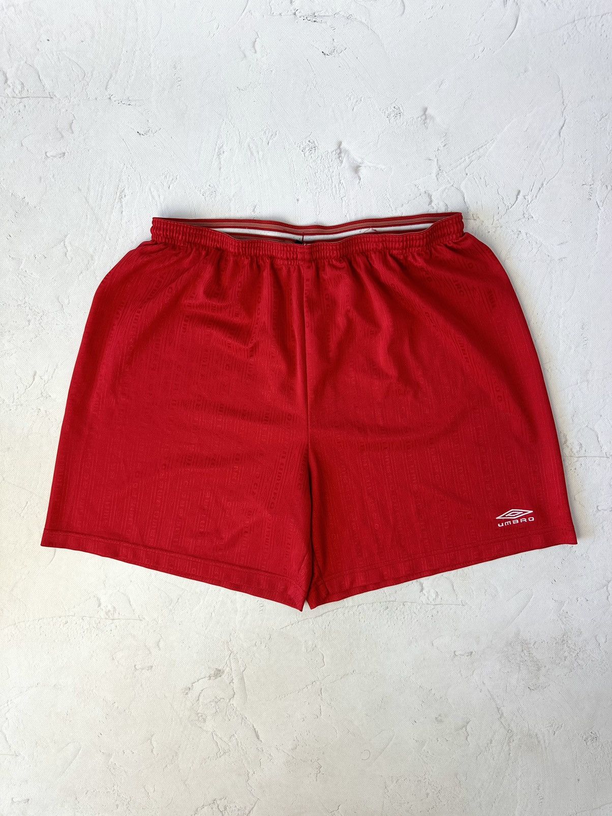 Umbro × Vintage Umbro Monogram Jersey Soccer Shorts Size US 34 / EU 50 - 1 Thumbnail