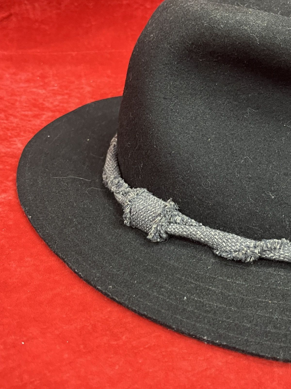 Visvim Blue Blue Japan RRL Hedi Slimane The Soloist Wool Fedora Hat Size ONE SIZE - 5 Thumbnail