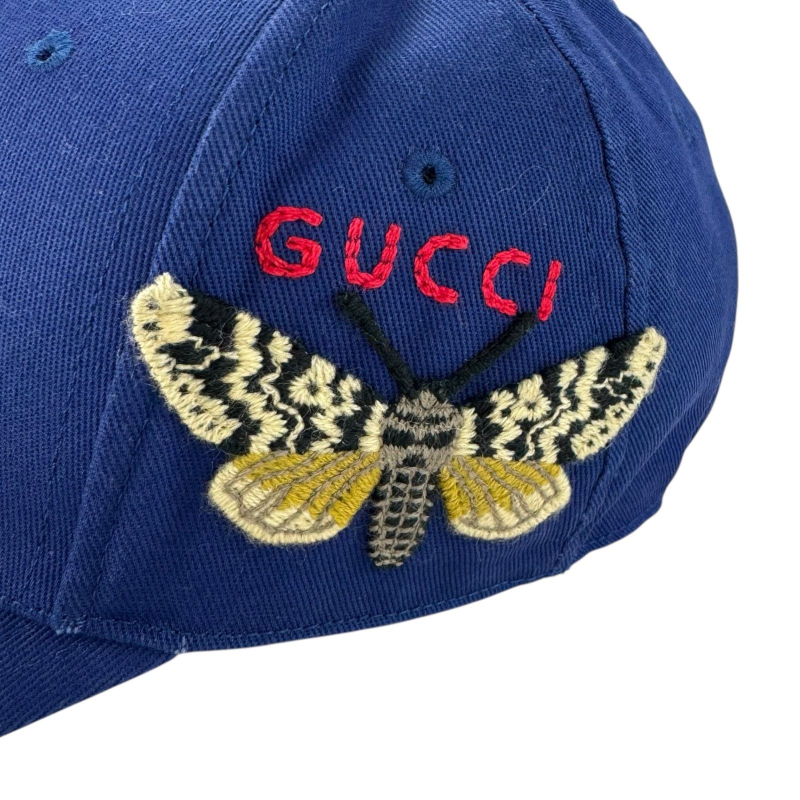 Gucci Gucci Blue Butterfly Yankees Baseball Cap Size ONE SIZE - 6 Thumbnail