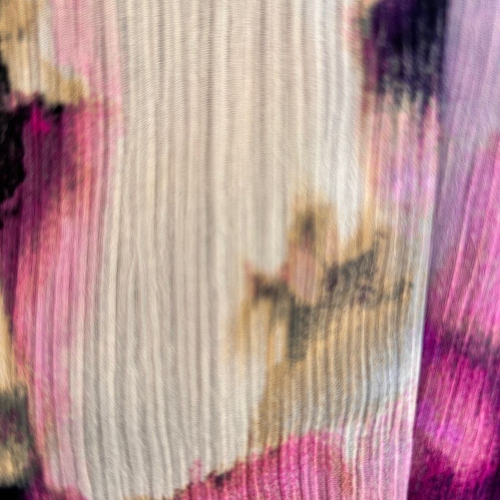 DKNY Women's DKNY Dress Size 4 White Purple Floral Print Size S / US 4 / IT 40 - 4 Thumbnail