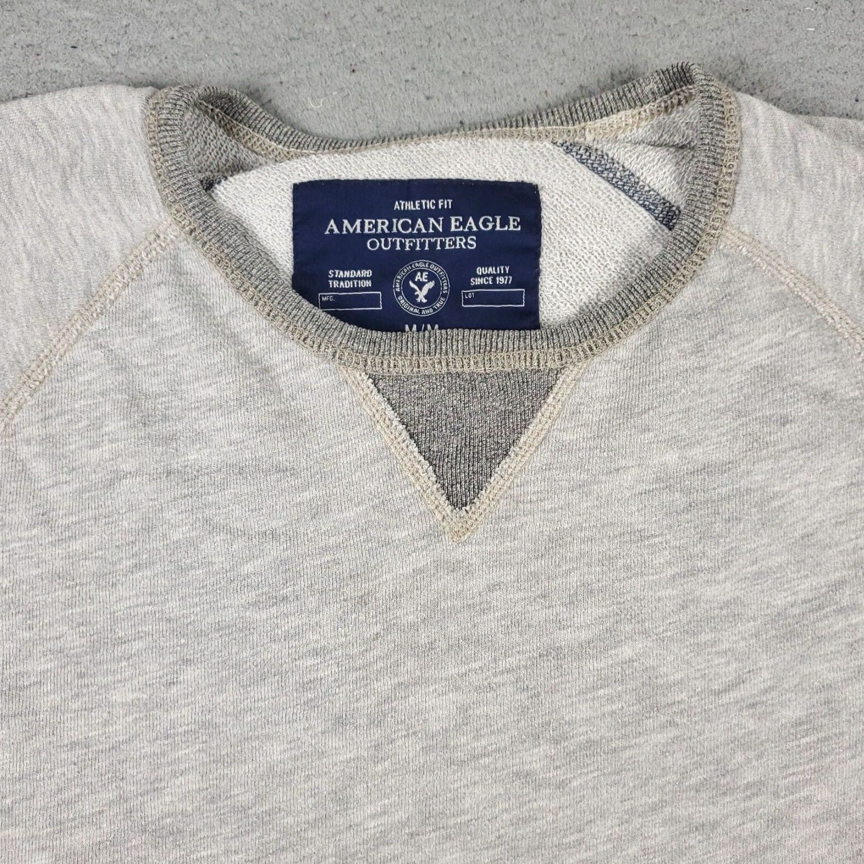 American Eagle Outfitters American Eagle Mens Medium Gray Casual Sweater Pullover Long Sleeve Size US M / EU 48-50 / 2 - 2 Thumbnail