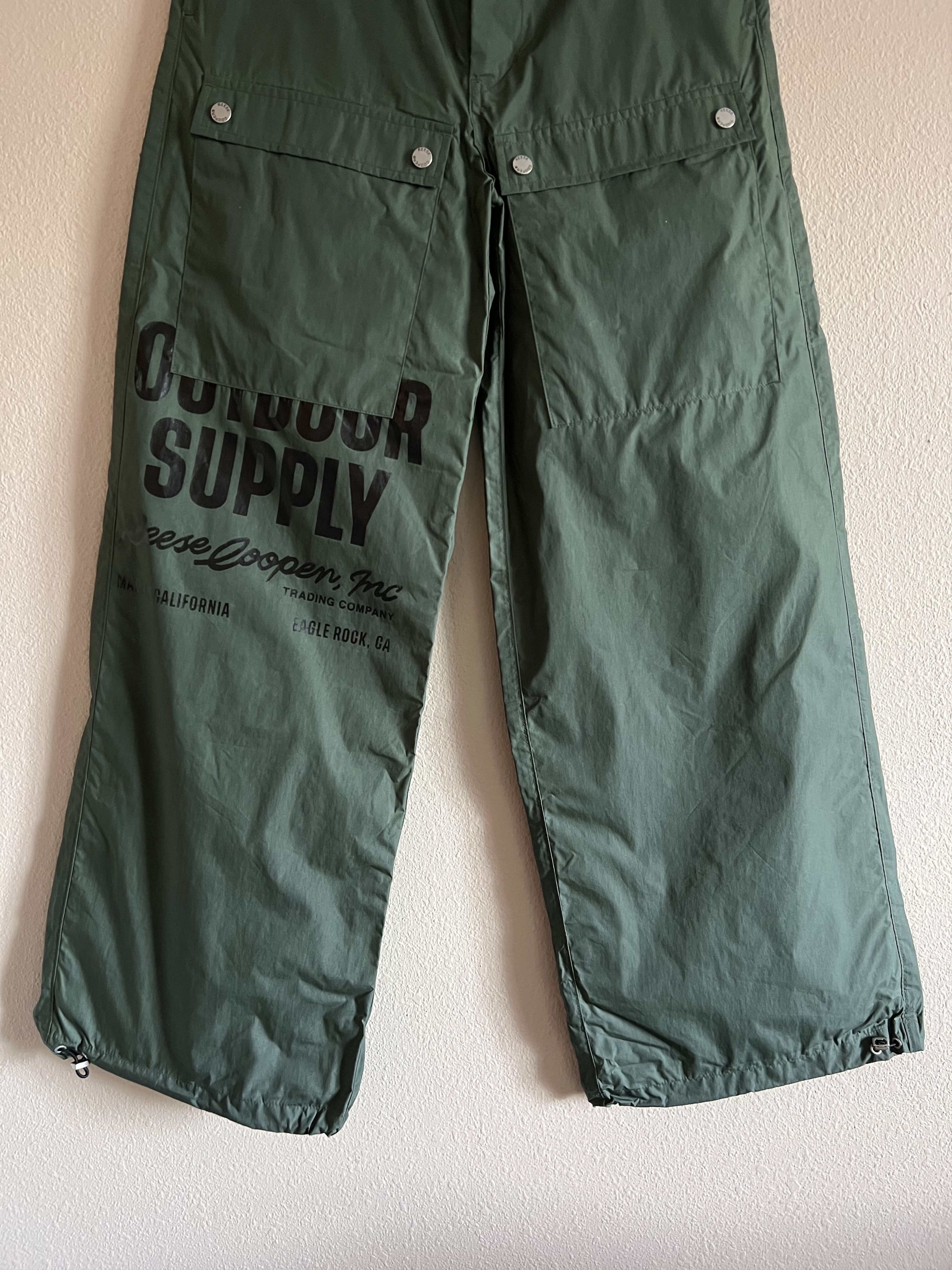 Reese Cooper Reese Cooper Outdoor Supply Waxed Cotton Cargo Pants Green Size US 30 / EU 46 - 3 Thumbnail