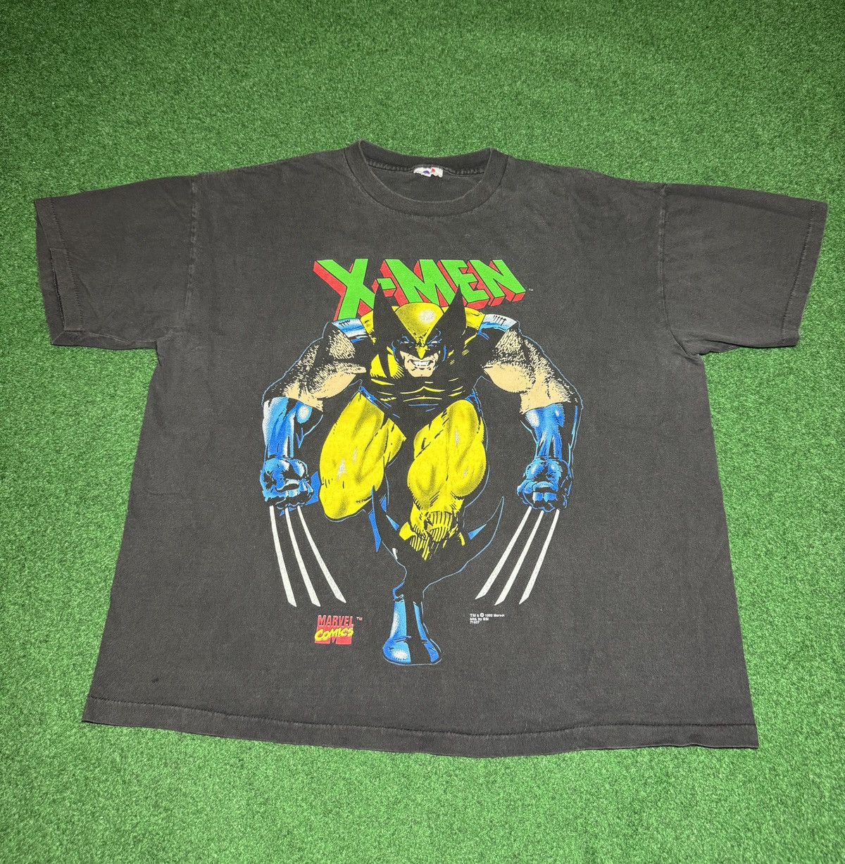 Marvel Comics × Vintage Vintage 90s Wolverine Graphic Marvel X Men Comics T Shirt Size US L / EU 52-54 / 3 - 1 Thumbnail