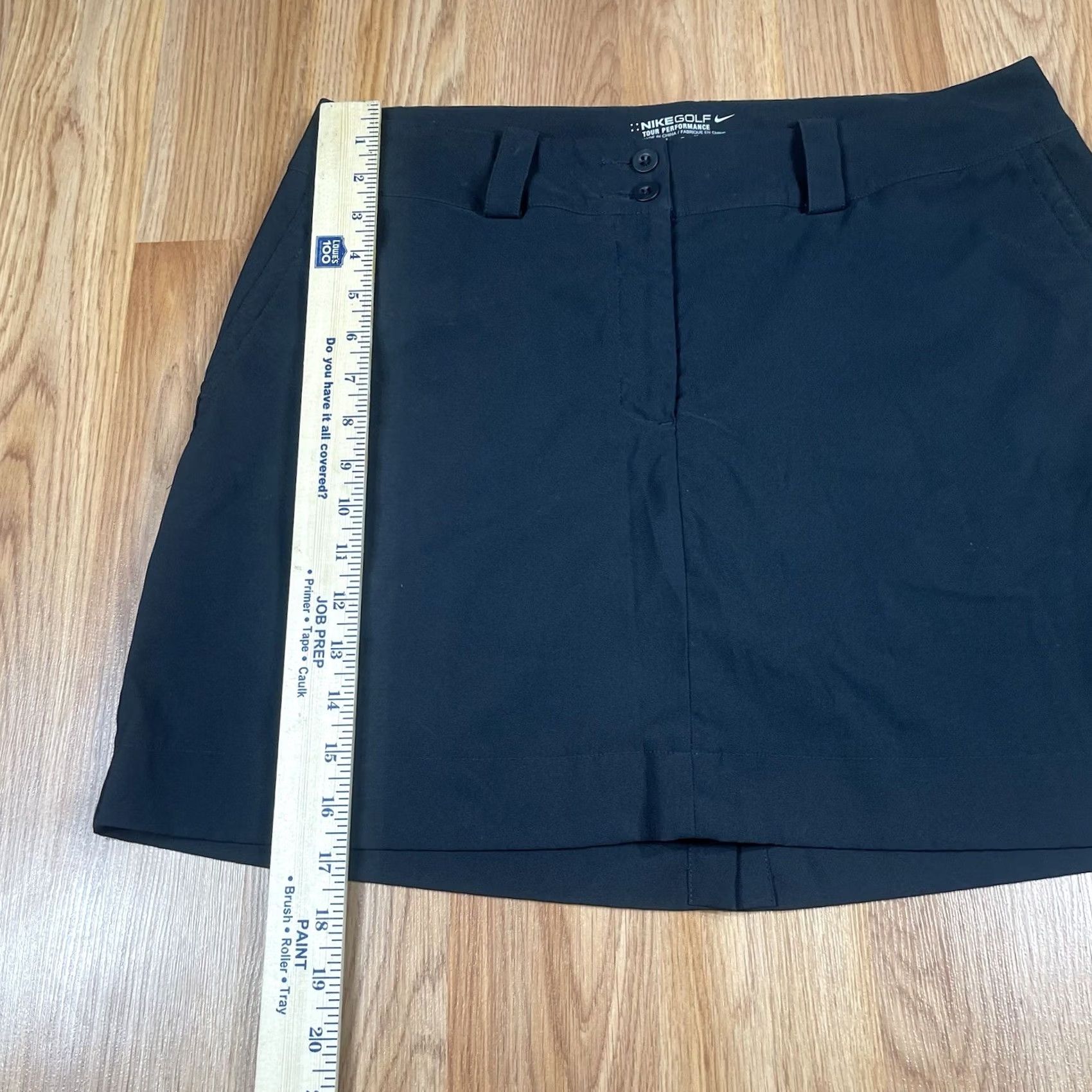 Nike Nike Golf Skort Womens M Medium Dri-Fit Black Pull-on Zipper Pocket Above Knee Skort Women Nike Golf Skort Black M Medium Dri-Fit Pockets Above Knee Size 32" / US 10 / IT 46 - 7 Thumbnail