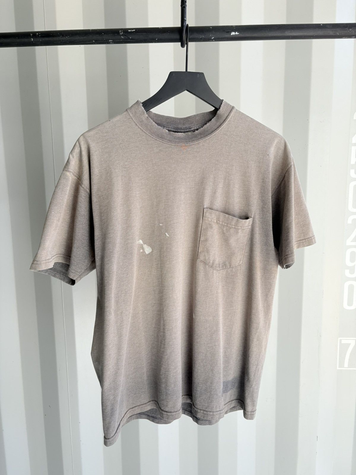 Vintage Vintage Blank Shirt Distressed Faded Grunge Paper thin Size US M / EU 48-50 / 2 - 1 Thumbnail