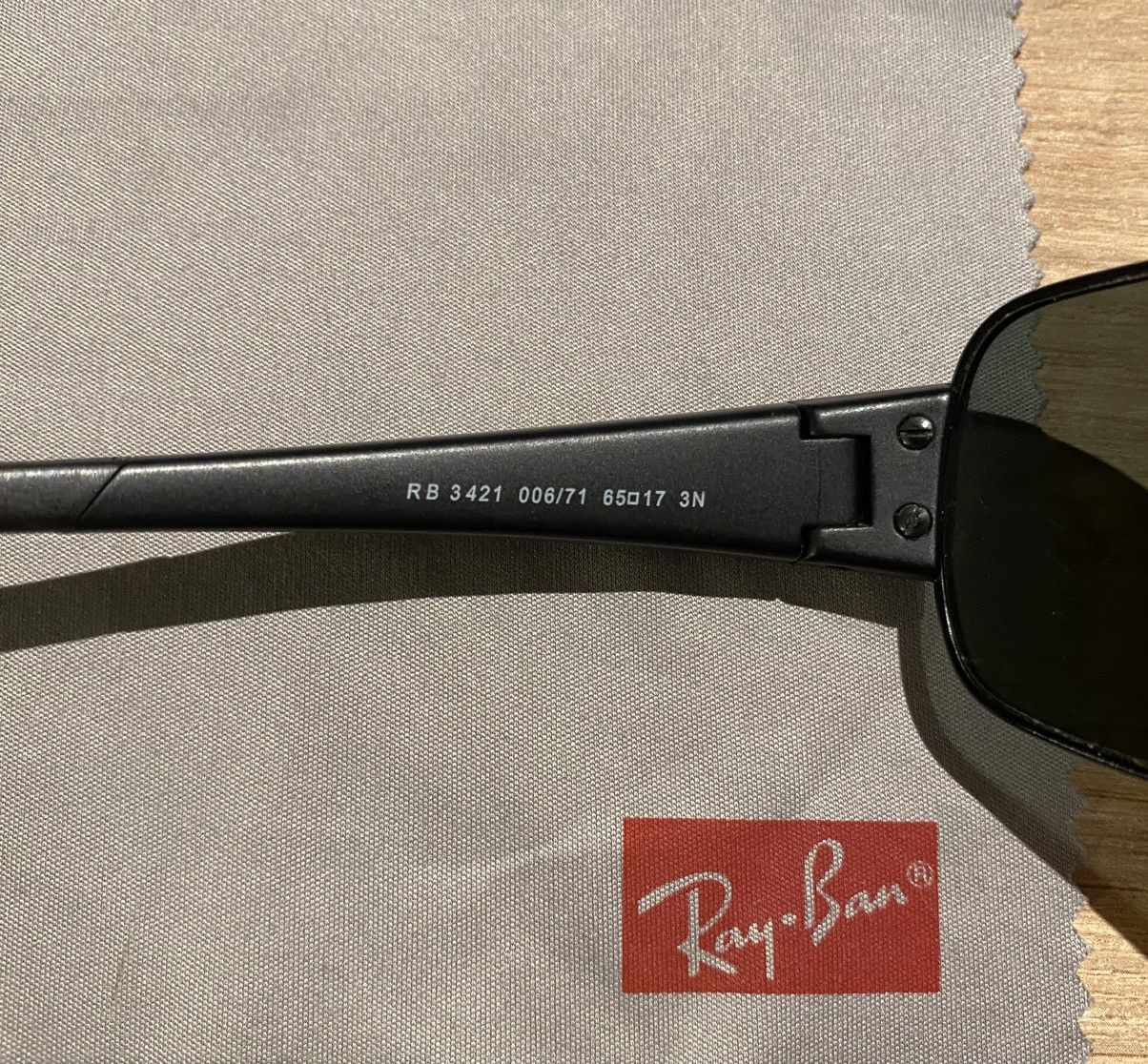 RayBan Ray-Ban RB3421 Black Sunglasses Size ONE SIZE - 9 Thumbnail