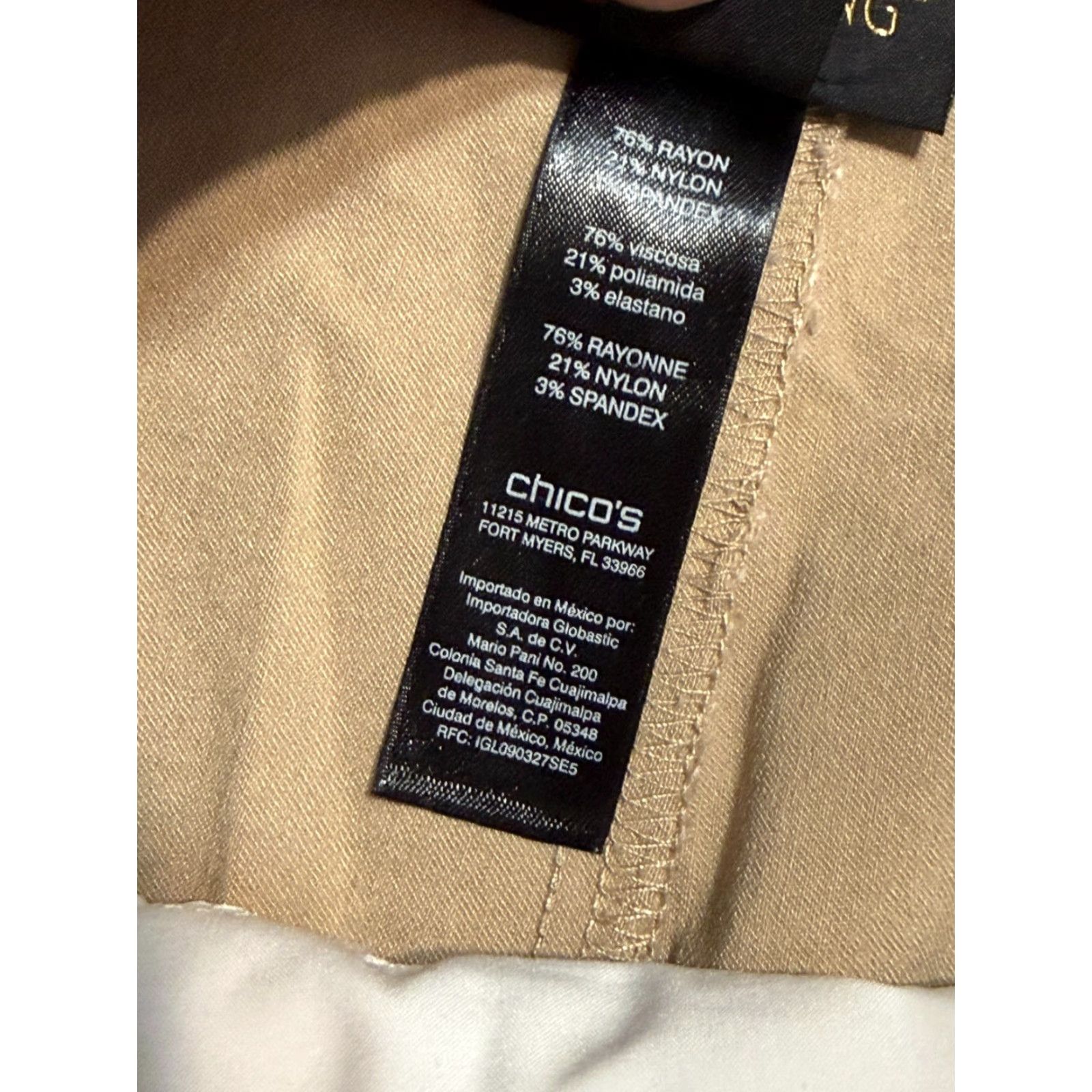 Vintage Chico's So Slimming Pants Women's Size 1/Medium Brown Pull On Regular Pants Dress Pants Slimming Casual Fall Spring Summer Men/Women? Size 25" / US 0 / IT 36 - 5 Thumbnail