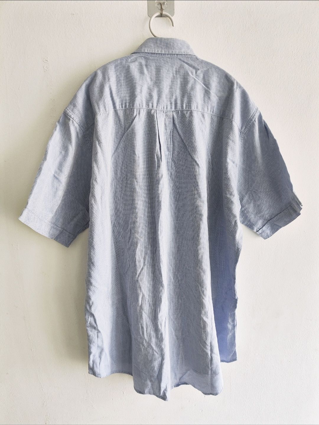 Balenciaga Archive baby blue polo shirt Size US XL / EU 56 / 4 - 2 Thumbnail