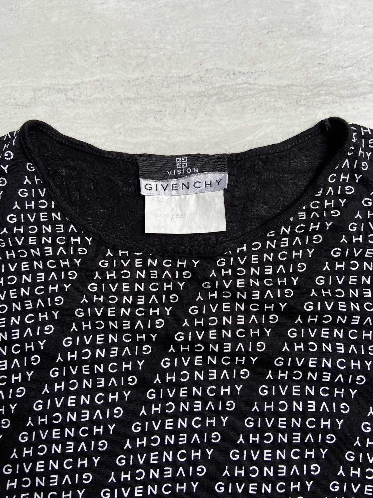 Givenchy GIVENCHY Black Motive T-shirt Size US XS / EU 42 / 0 - 10 Thumbnail