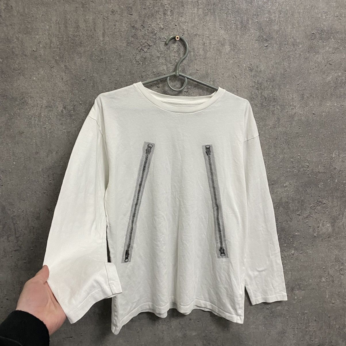 Maison Margiela Maison Margiela Long Sleeve Big Logo Shirt Size US S / EU 44-46 / 1 - 2 Thumbnail