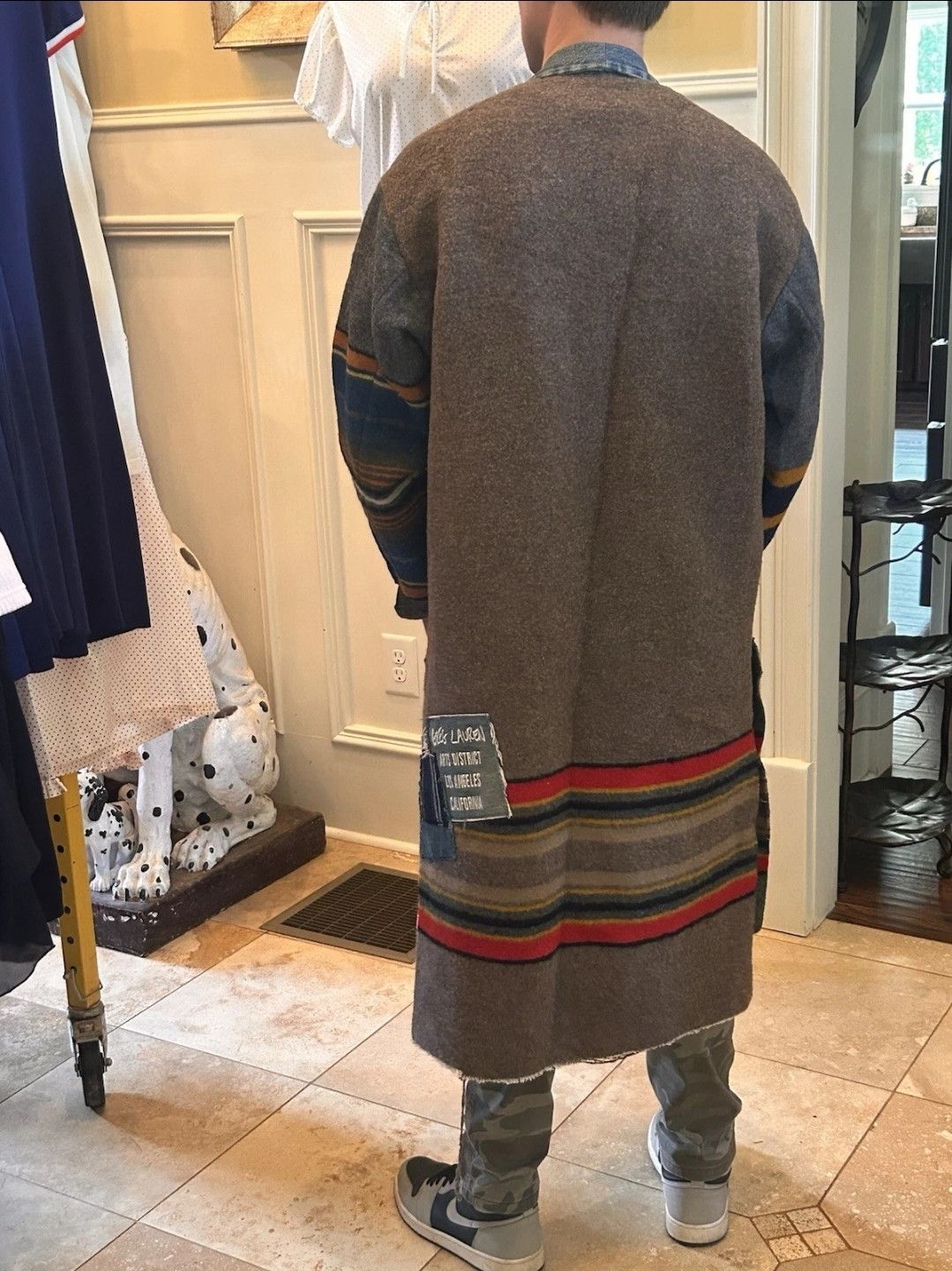 Greg Lauren Mixed Long Blanket Kimono Size US XL / EU 56 / 4 - 2 Thumbnail