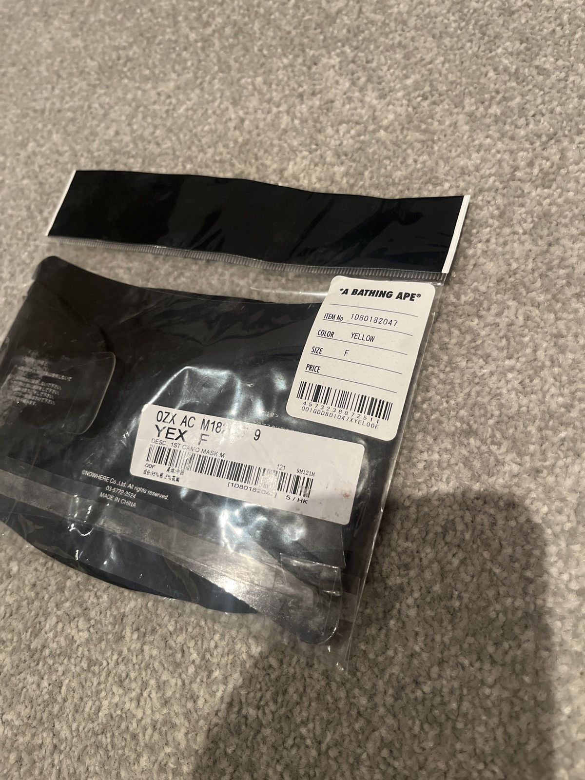 Bape 1st Camo Face Mask Size ONE SIZE - 2 Thumbnail