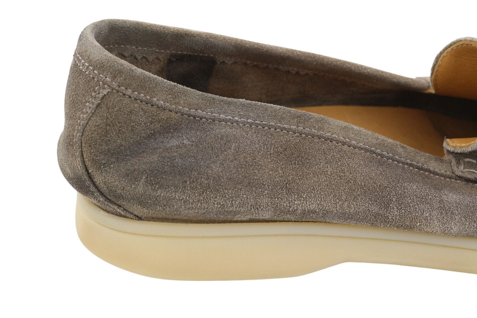 Suitsupply EU44 Grey Suede Leather Almond Toe Slip On Shoes 83570 Size US 11 / EU 44 - 12 Thumbnail