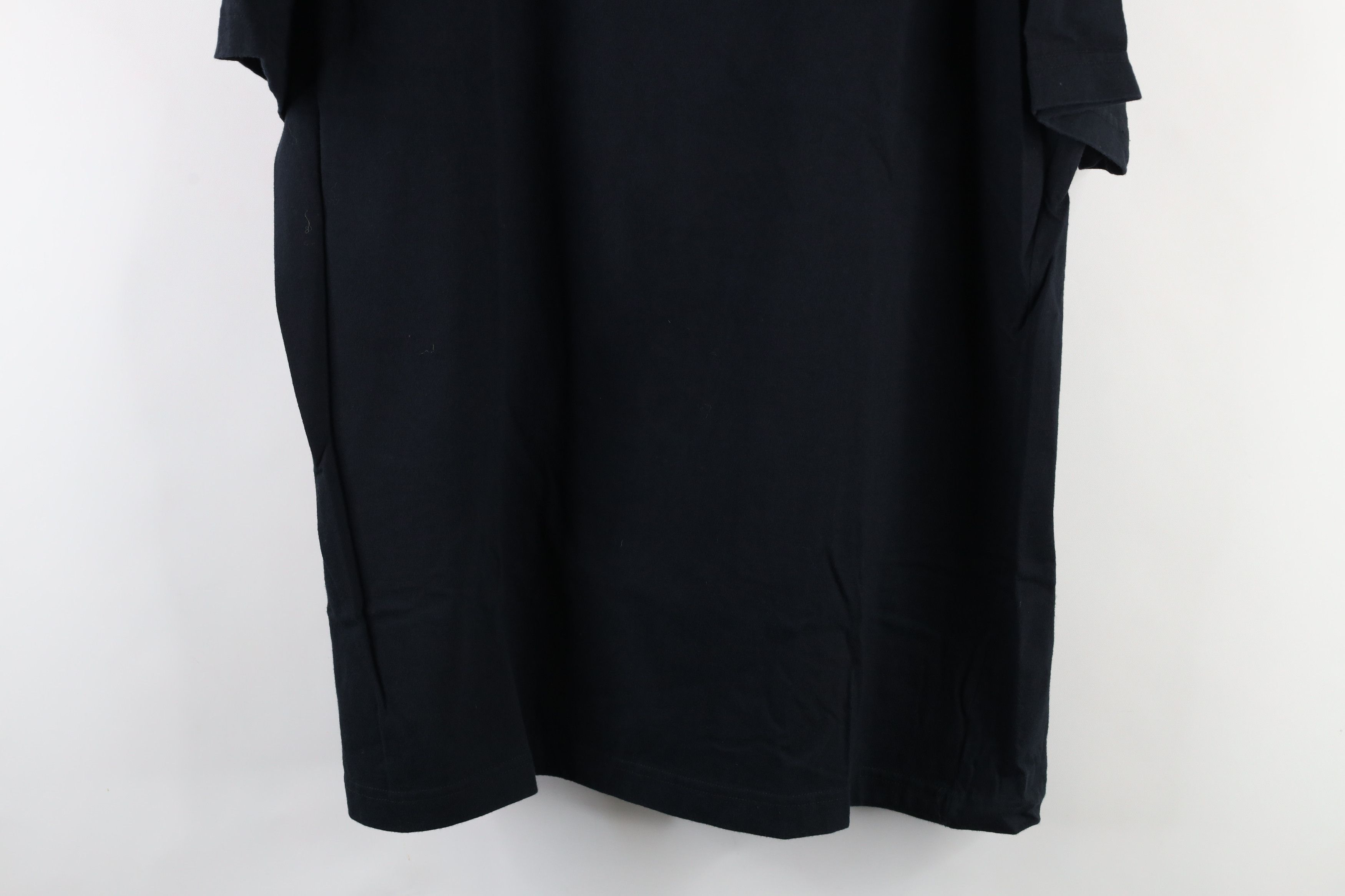 Lands' End × Vintage Vintage 90s Lands End Blank Heavyweight T-Shirt Black Cotton Size US L / EU 52-54 / 3 - 3 Thumbnail