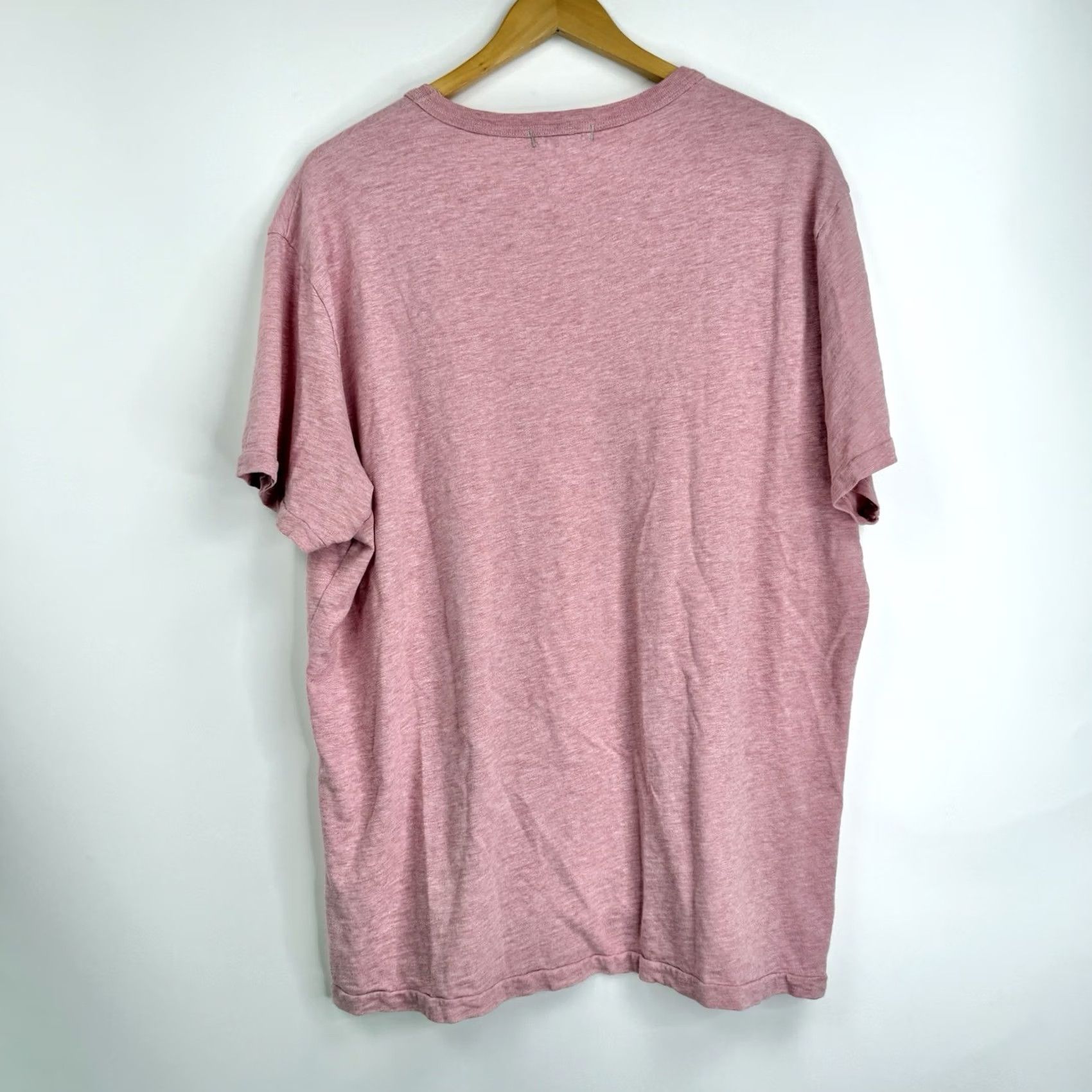 Alex Mill Alex Mill Shirt Mens XL Heather Pink Short Sleeve Cotton Casual Preppy T-Shirt Size US XL / EU 56 / 4 - 8 Thumbnail