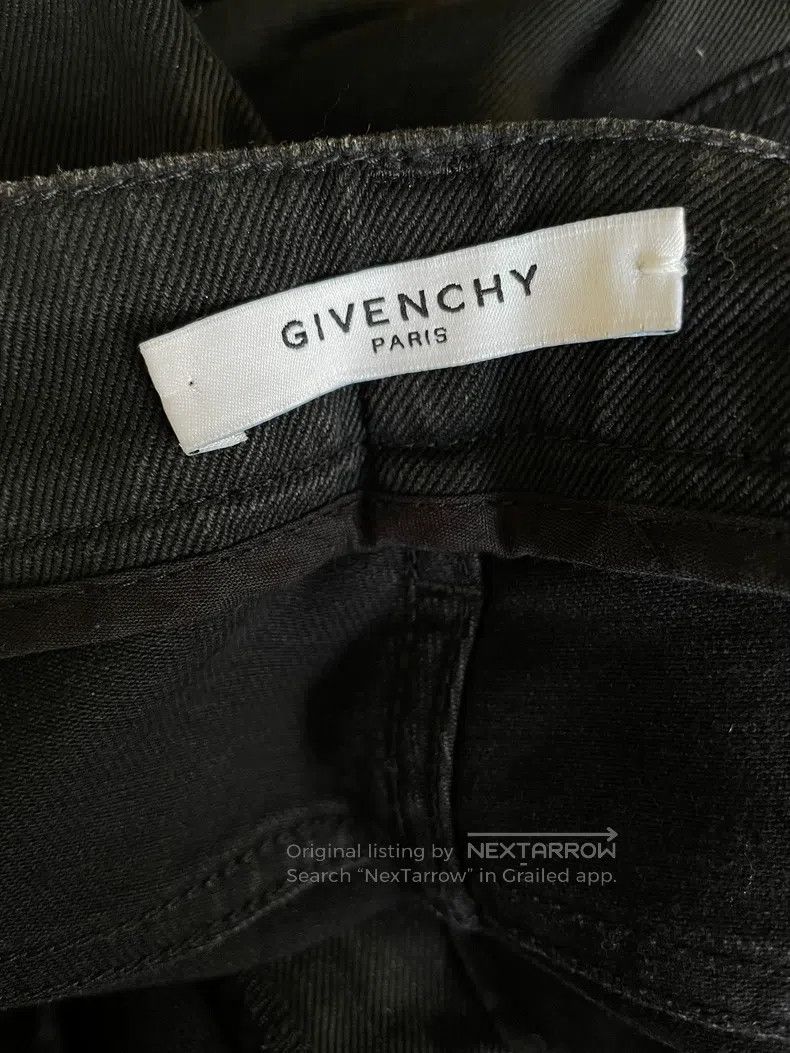 Givenchy Givenchy SizeM Low-waisted straight black denim jeans (size Size US 27 - 7 Thumbnail