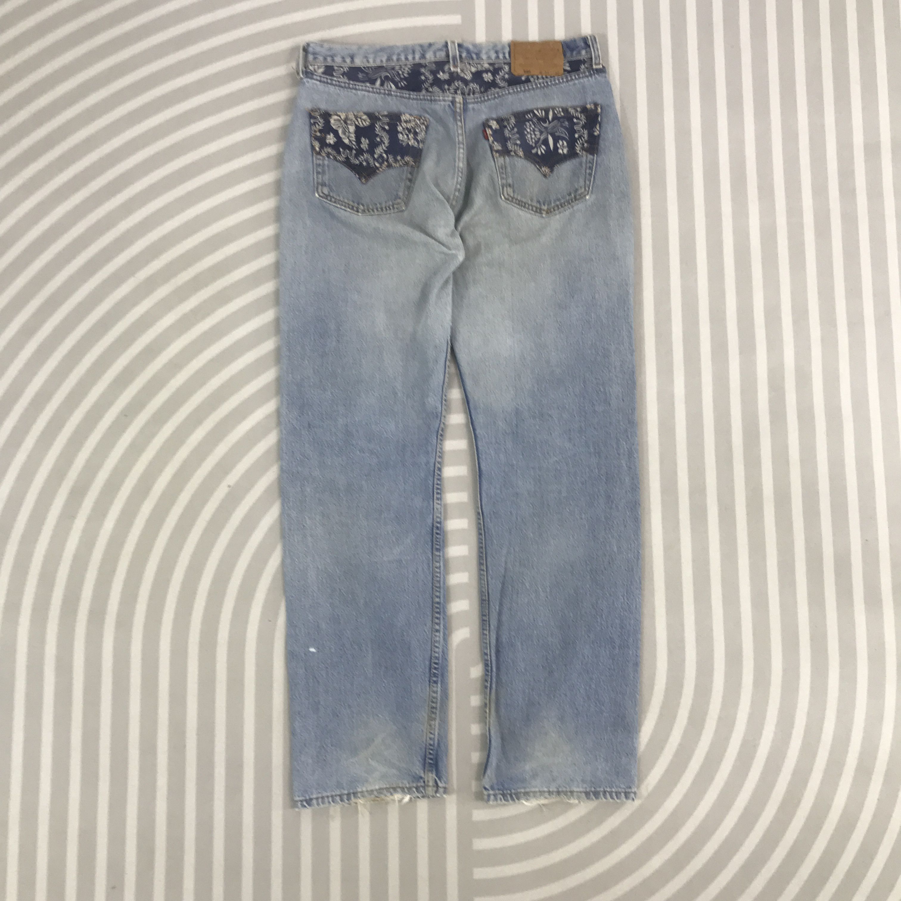 Levi's × Vintage Vintage Levi's 501 Ripped Distressed Denim Jeans pay Size US 31 - 4 Thumbnail