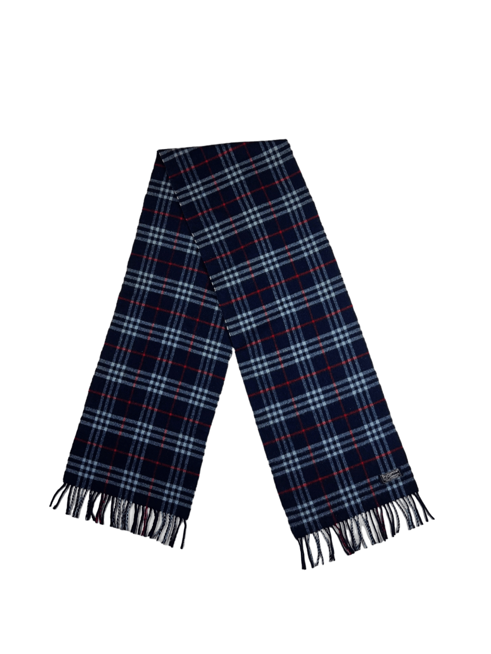 image of Burberry Wool Scarf in Mix, Men's