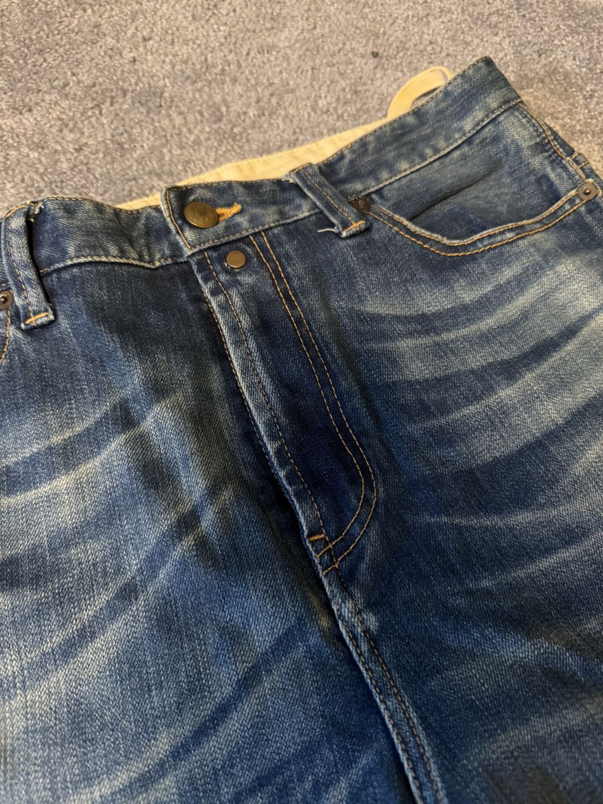 Maison MIHARA YASUHIRO Mihara Yasuhiro Blue Denim Size US 32 / EU 48 - 4 Thumbnail