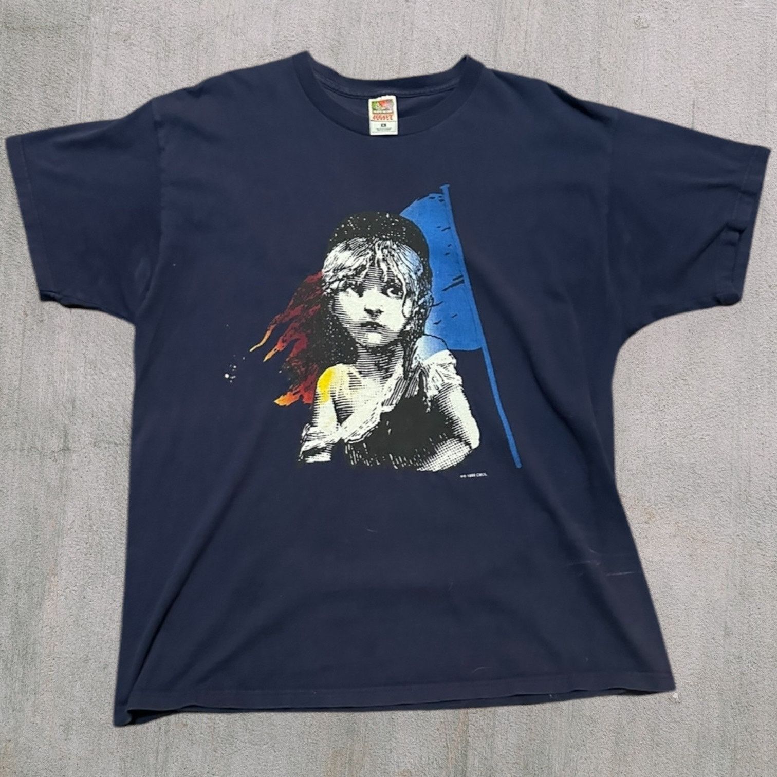 Fruit Of The Loom 1986 Les Mis navy Size US XL / EU 56 / 4 - 1 Thumbnail