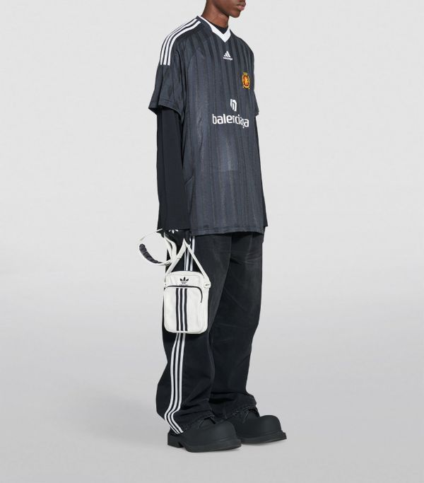 Adidas × Balenciaga o1s1wg110924 Size: OS / Small Crossbody Messenger Bag White Size ONE SIZE - 2 Thumbnail