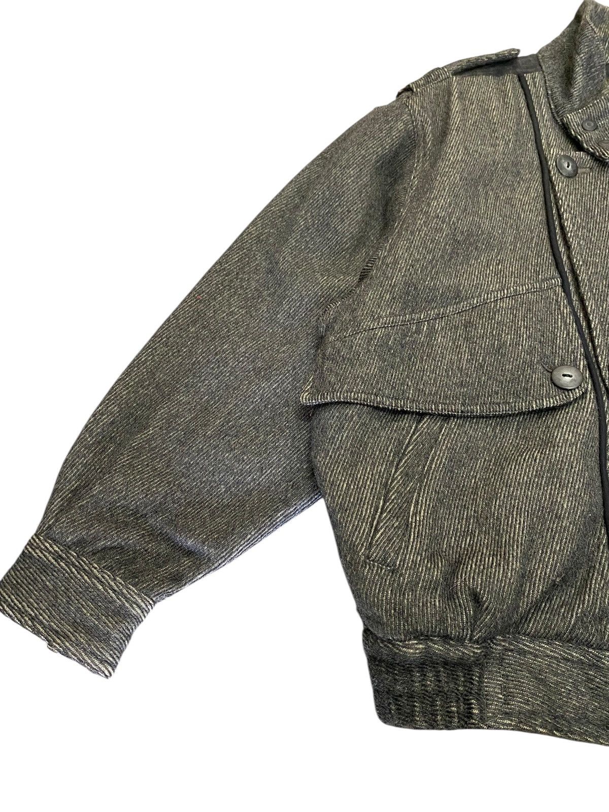 Issey Miyake VTG 80s ORORA Wool Jacket Bomber Issey Miyake Style Size US L / EU 52-54 / 3 - 6 Thumbnail