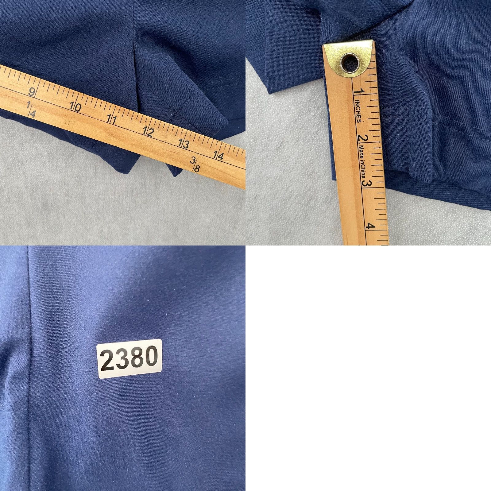 Reebok VINTAGE Reebok Shorts 34 Adult Blue Pockets Stretch Made In Japan Logo Mens 80s Size US 33 - 8 Thumbnail