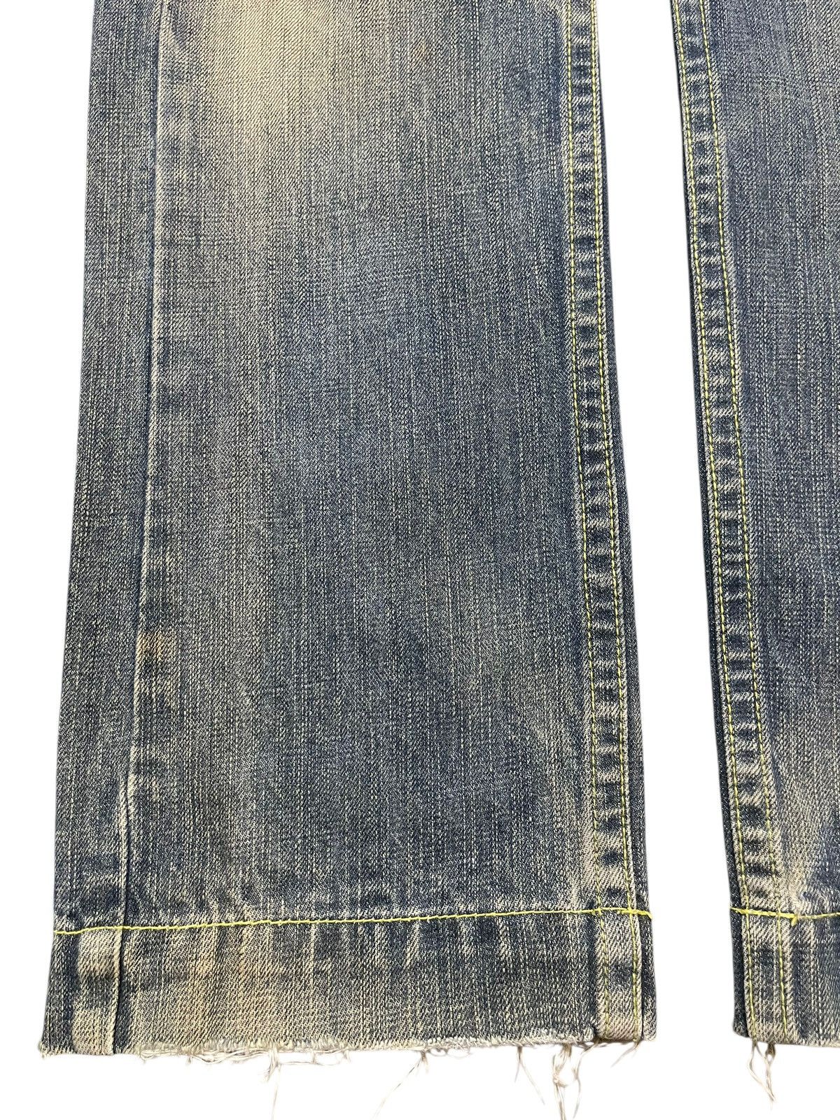 Hysteric Glamour Vintage Japanese Brand Mud Style Wash Distress Loose Jeans Size US 30 / EU 46 - 7 Thumbnail
