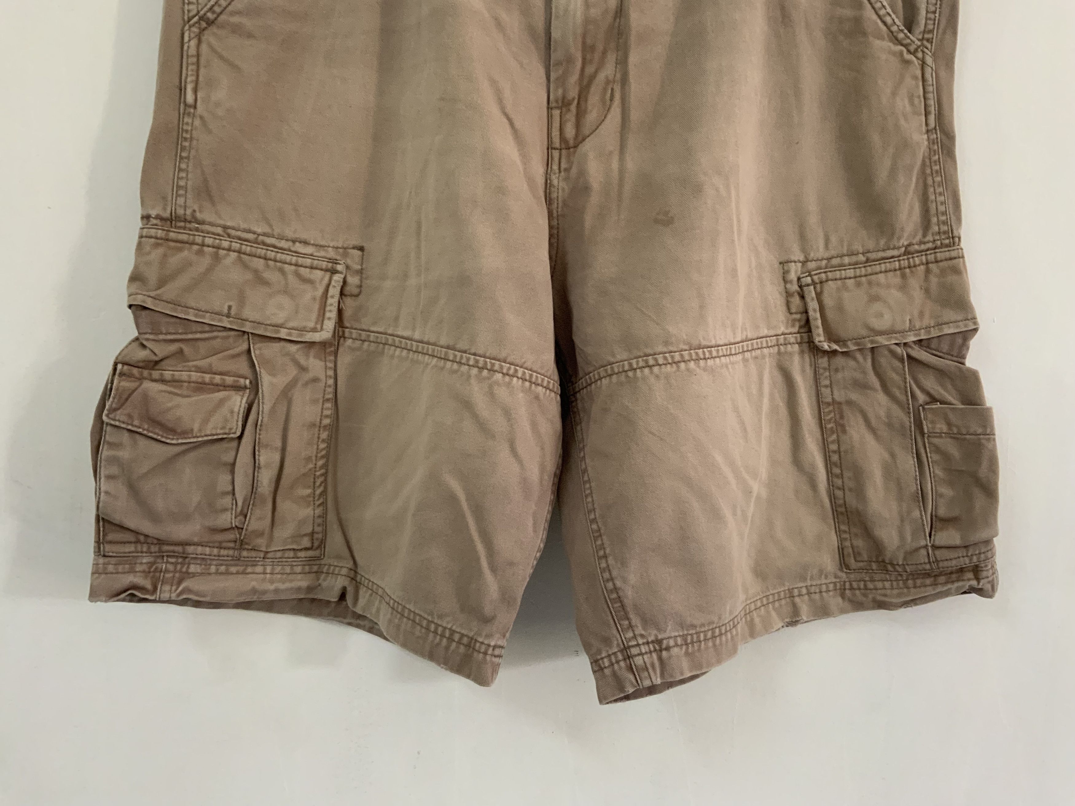 Steve And Barrys Steve & Barry’s Cargo Khaki Shorts Size US 36 / EU 52 - 4 Thumbnail