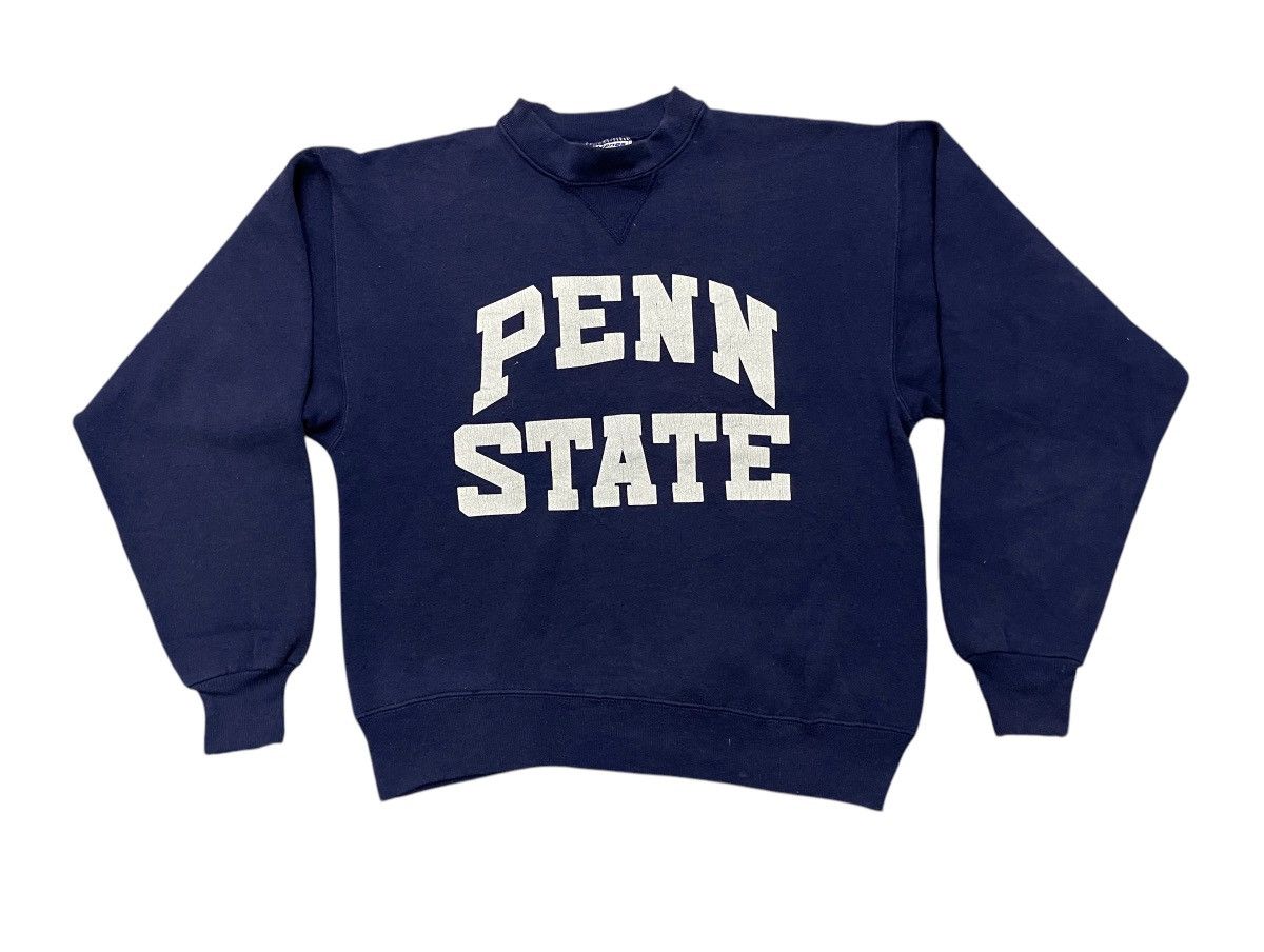 Hanes 80s PENN STATE CREWNECK SPELL OUT FADED Size US S / EU 44-46 / 1 - 1 Thumbnail