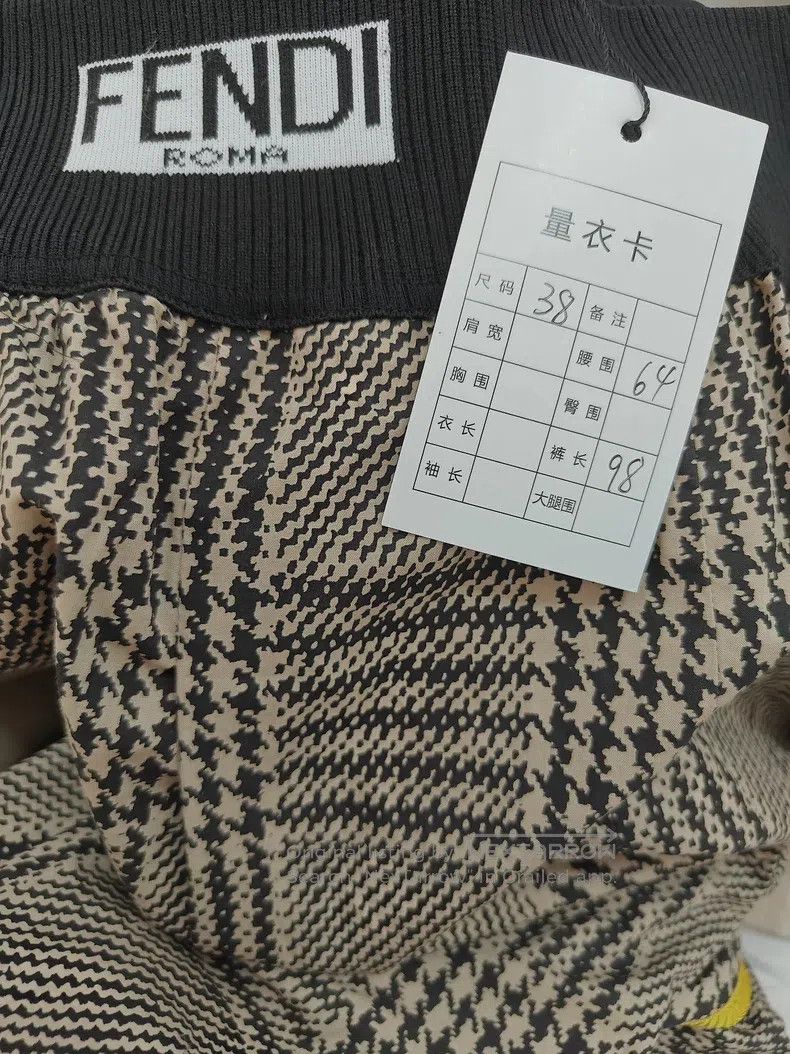 Fendi Fendi Checked Trousers Size 25" / US 0 / IT 36 - 5 Thumbnail